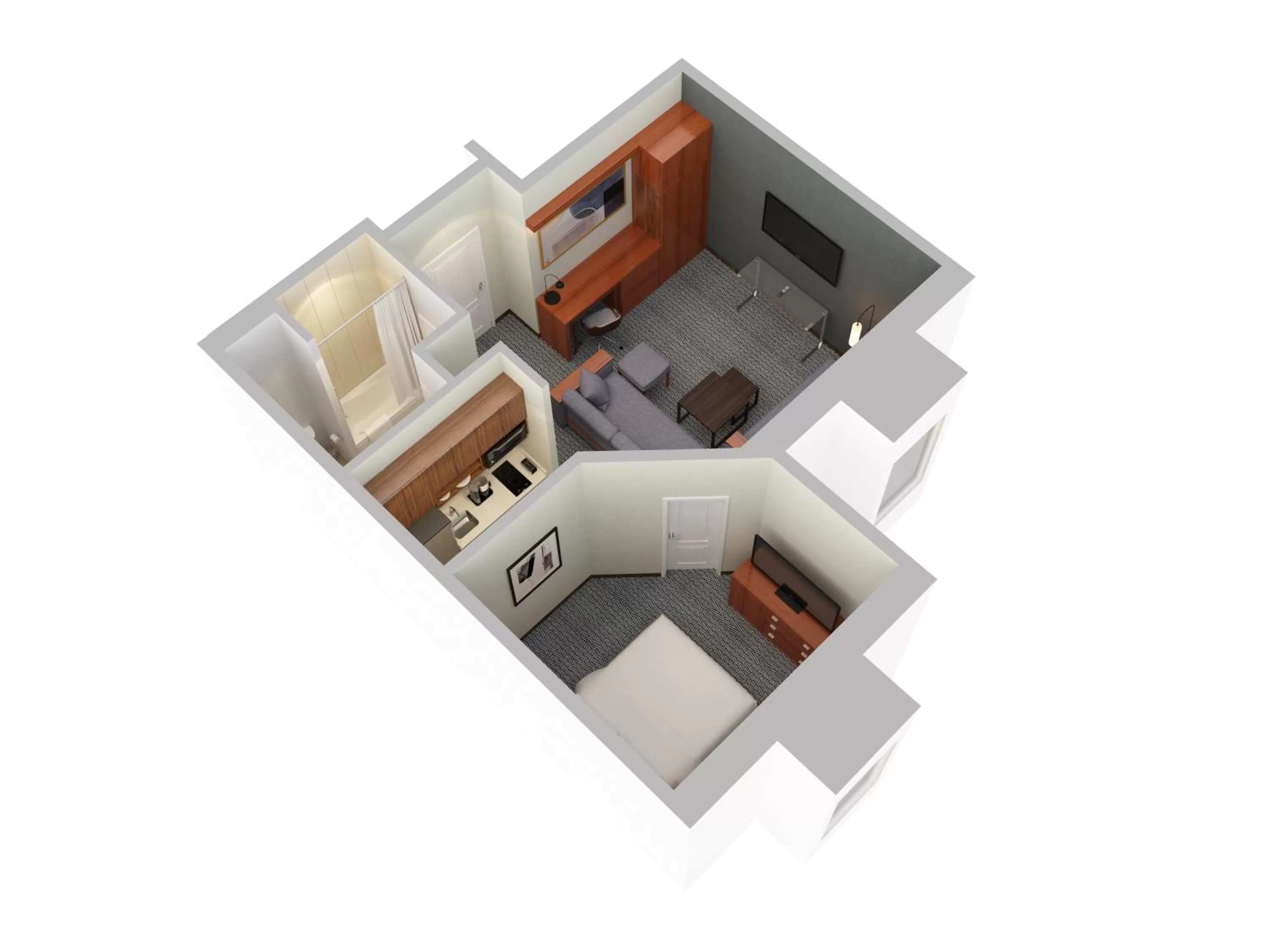 Floor plan in Courtyard by Marriott Waterloo St. Jacobs