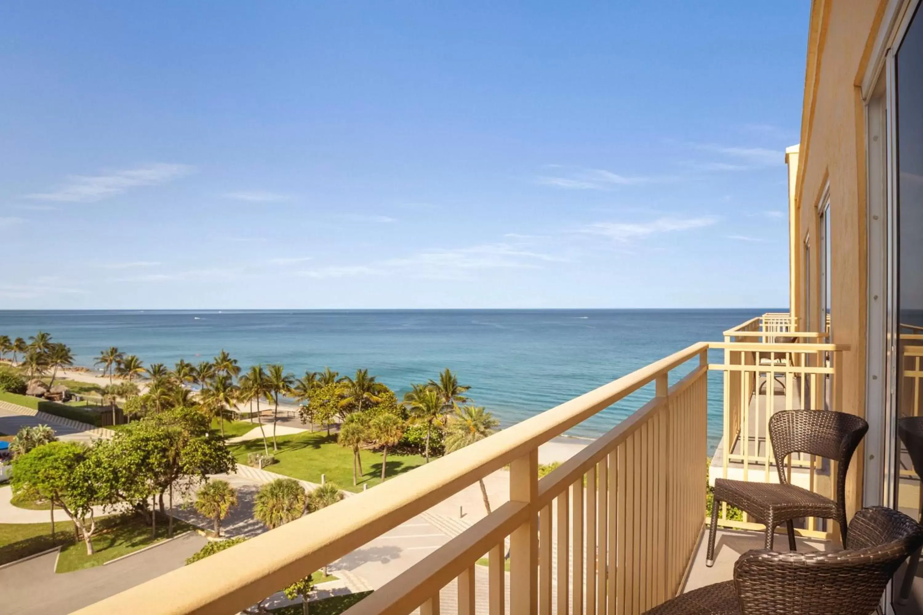 Suite, 1 King Bed, Partial Oceanview, Sit Down Balcony in Embassy Suites by Hilton Deerfield Beach Resort & Spa Suite, 1 King Bed, Partial Oceanview, Sit Down Balcony in Embassy Suites by Hilton Deerfield Beach Resort & Spa