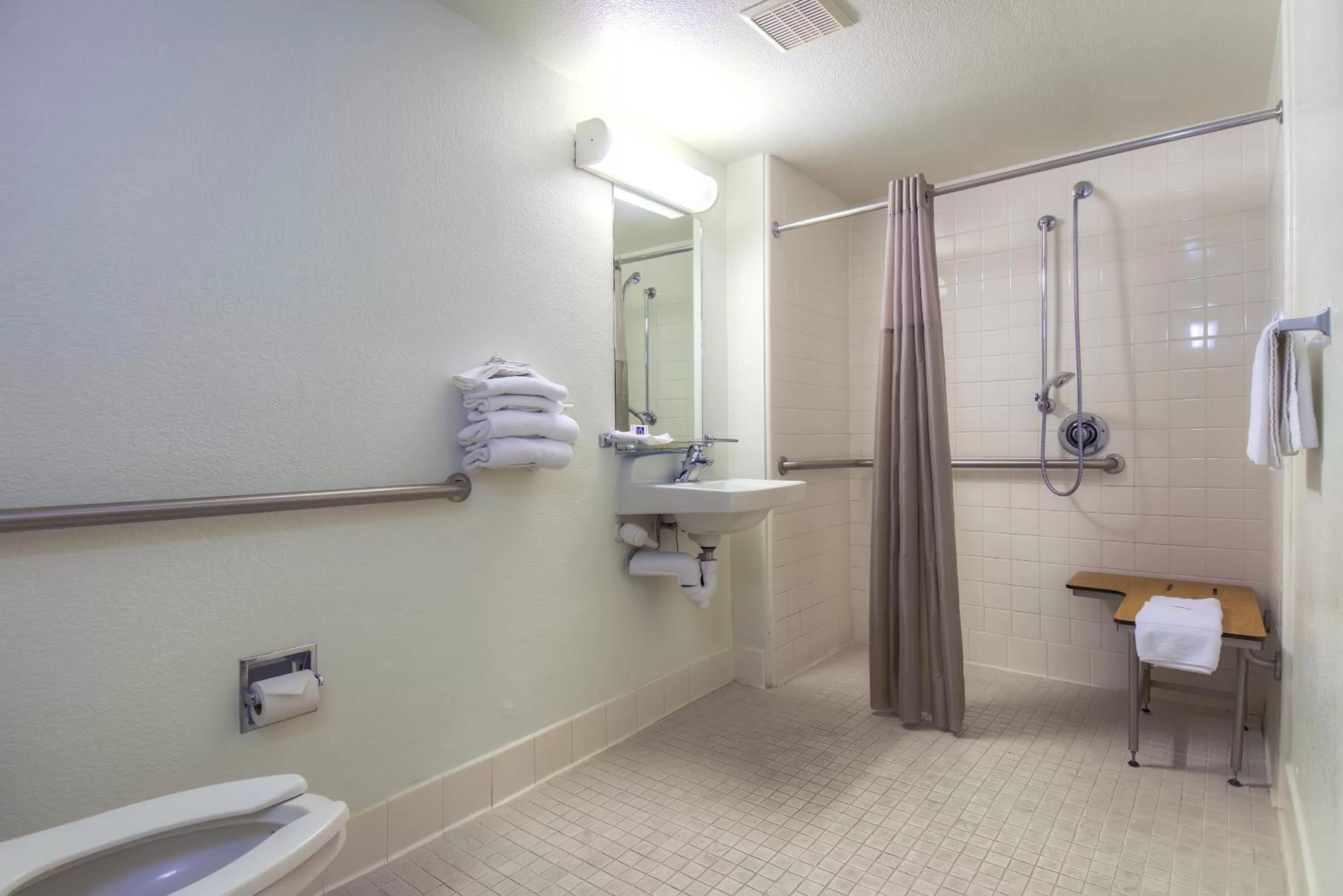 Bathroom in Motel 6-Palm Springs, CA - Downtown