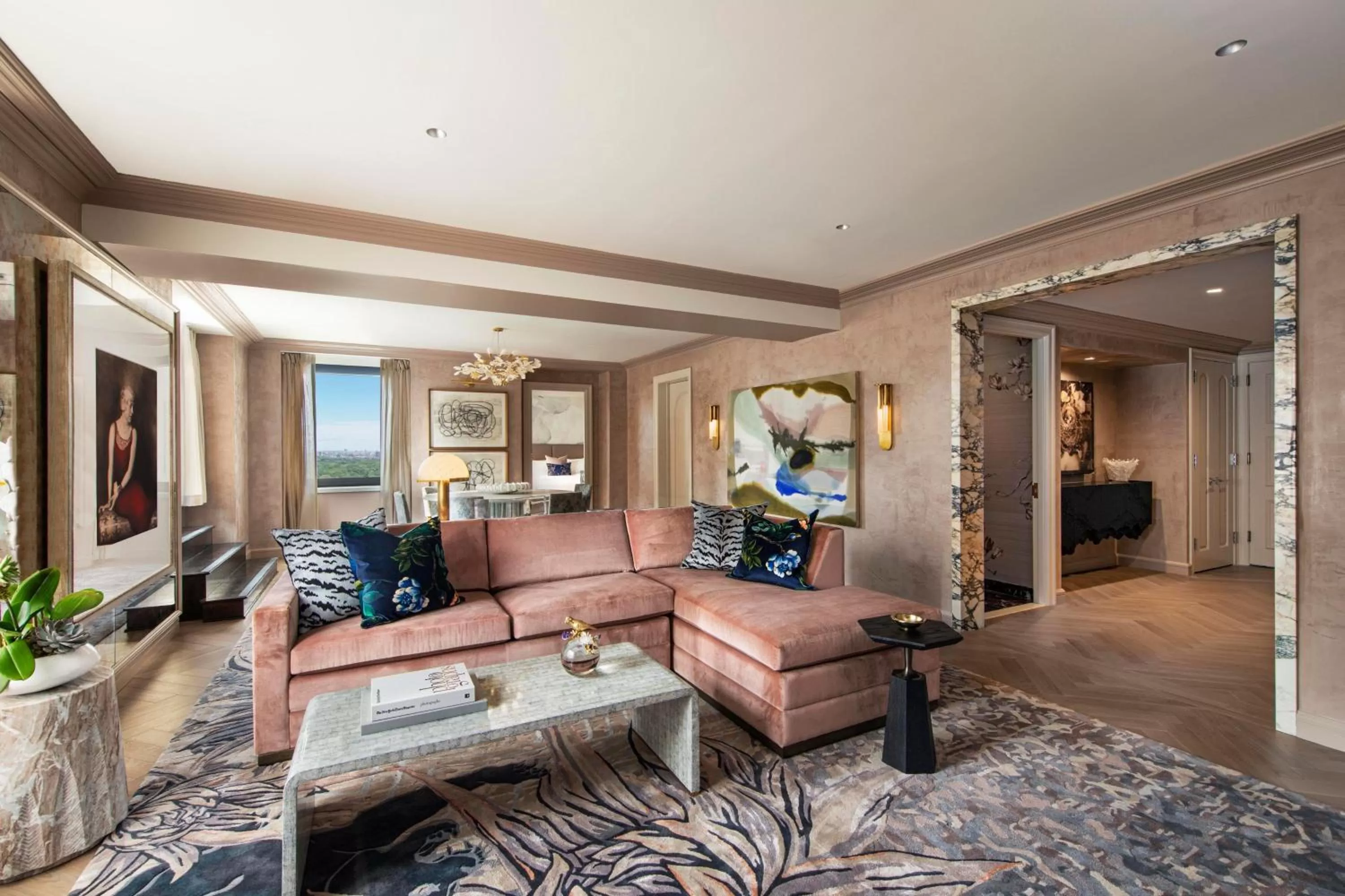 Living room in JW Marriott Essex House New York