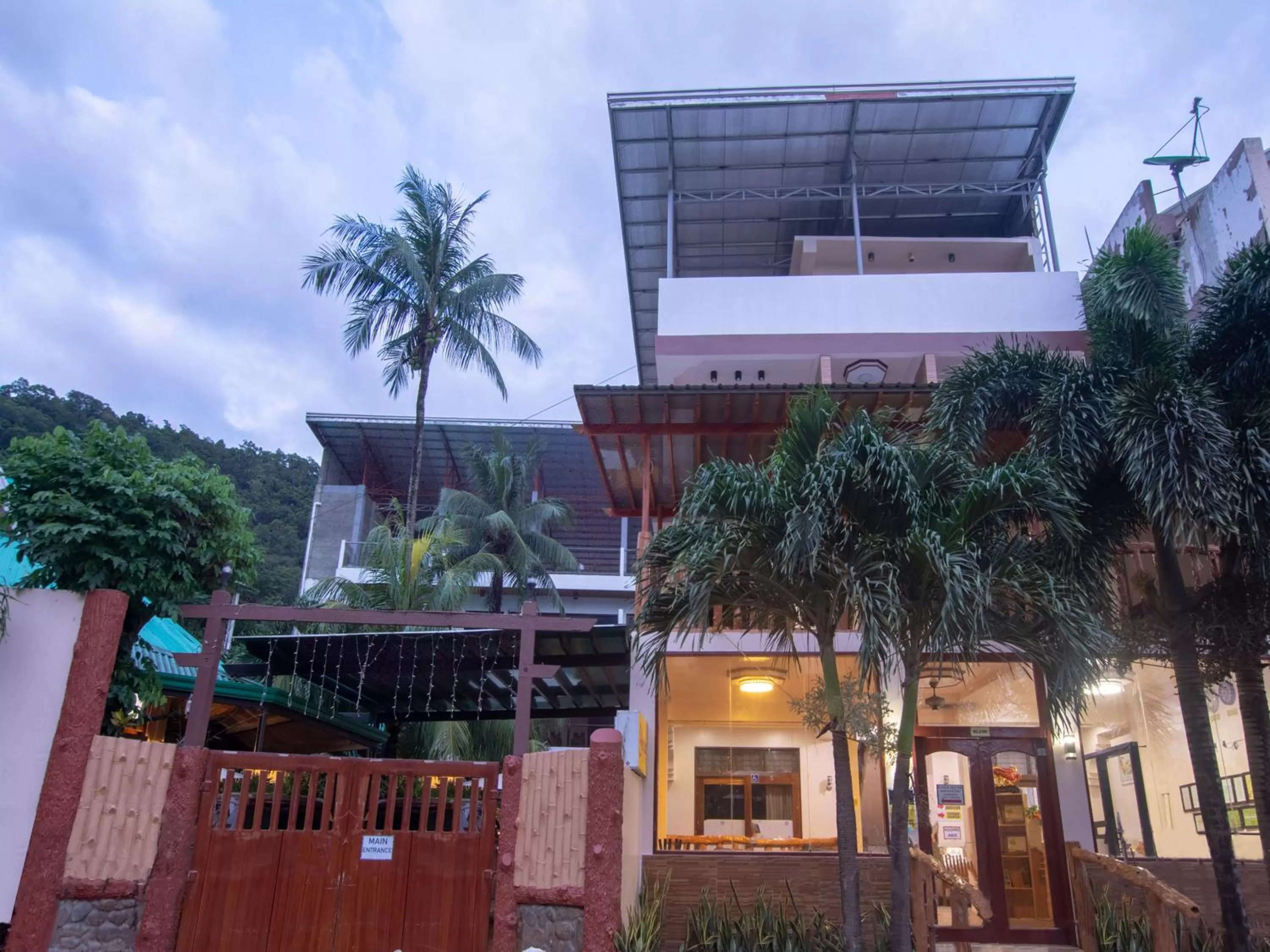 Property building in Jurias Garden Hotel