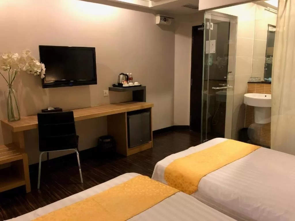 Bed in De Hotel Ipoh