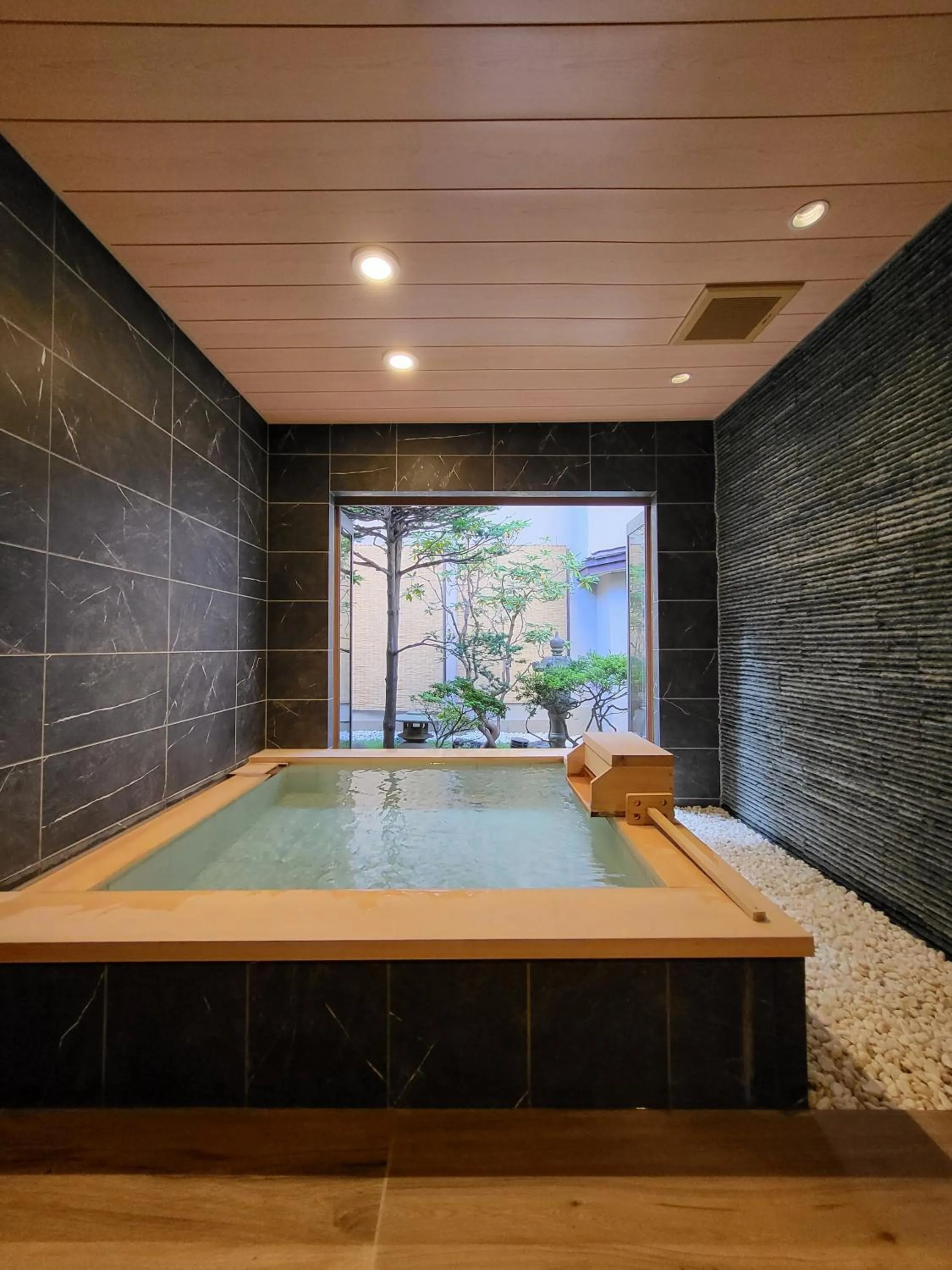 Open Air Bath in Wakamatsu Hot Spring Resort
