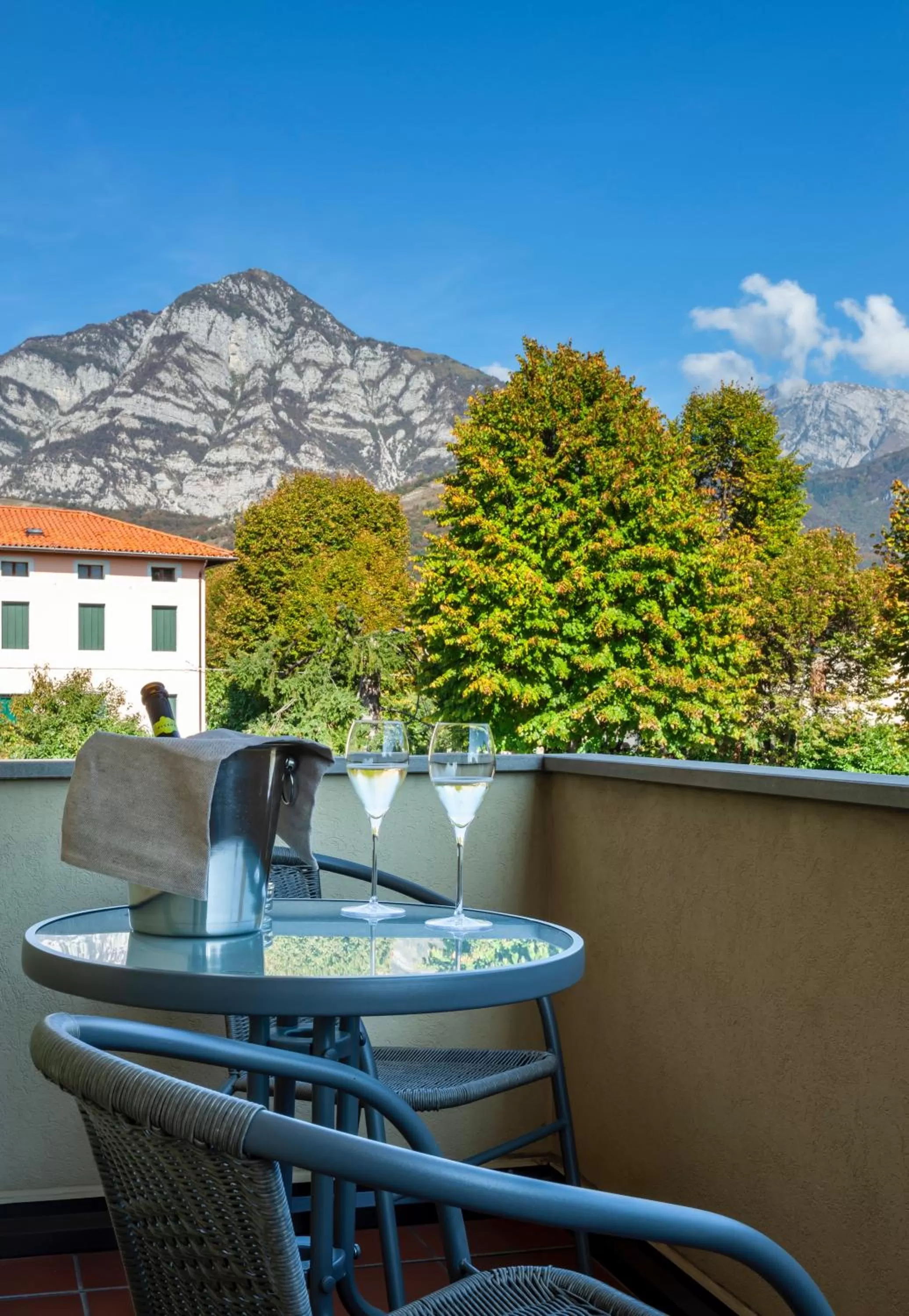 Balcony/Terrace in Casa Valcellina Hotel Ristorante