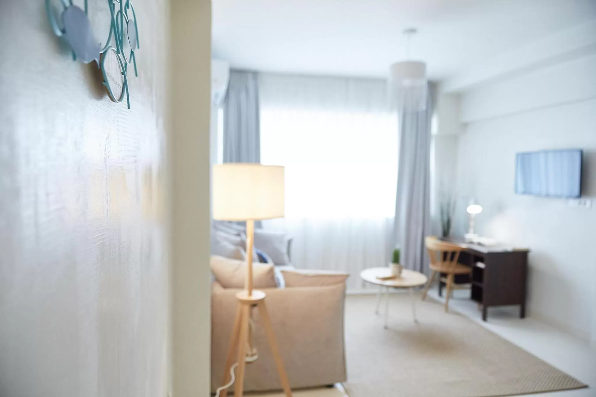 Living room, TV/Entertainment Center in toStay-Unique apartment hotel in Athens center!