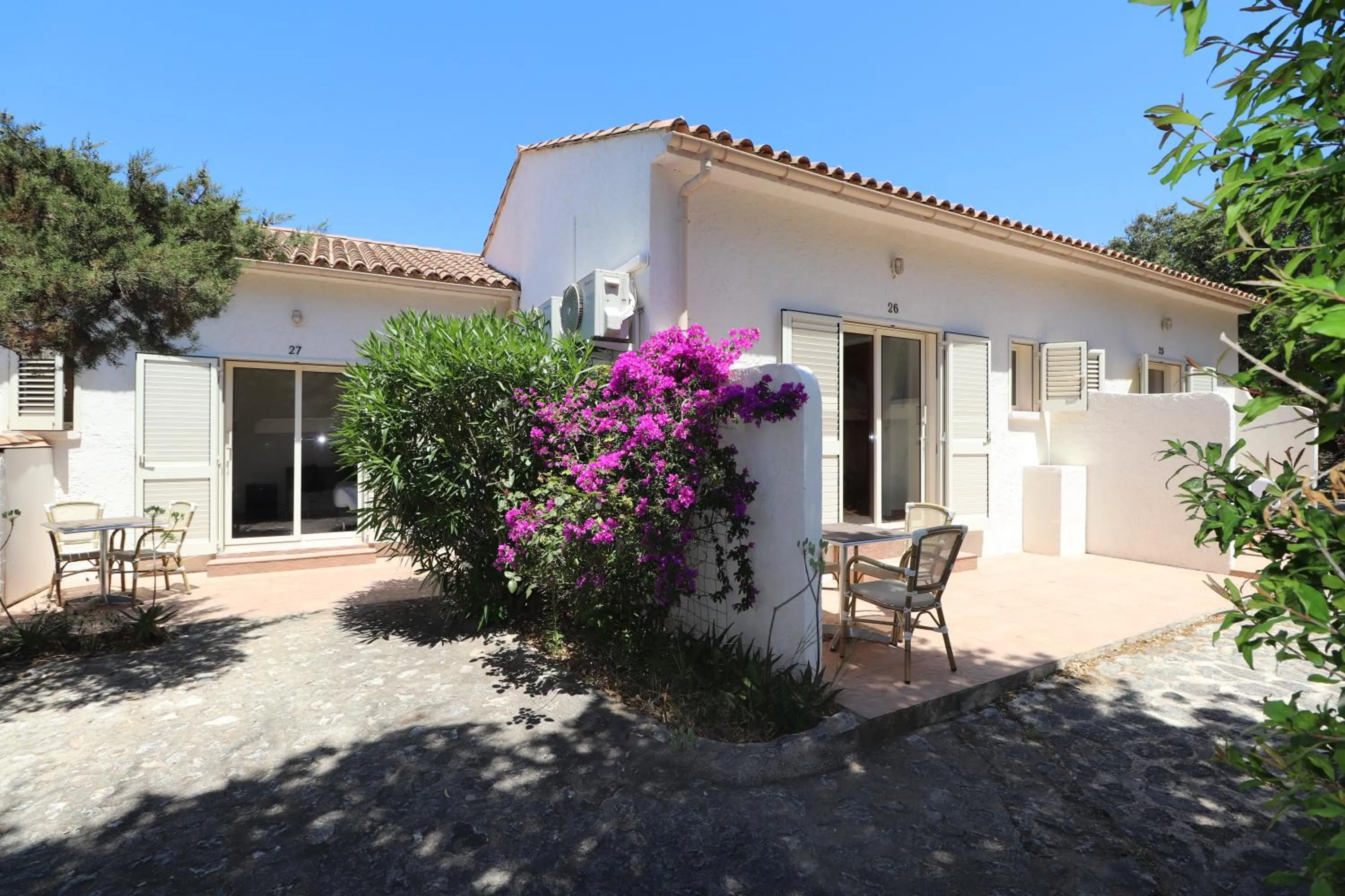 Patio in Hôtel Padolo