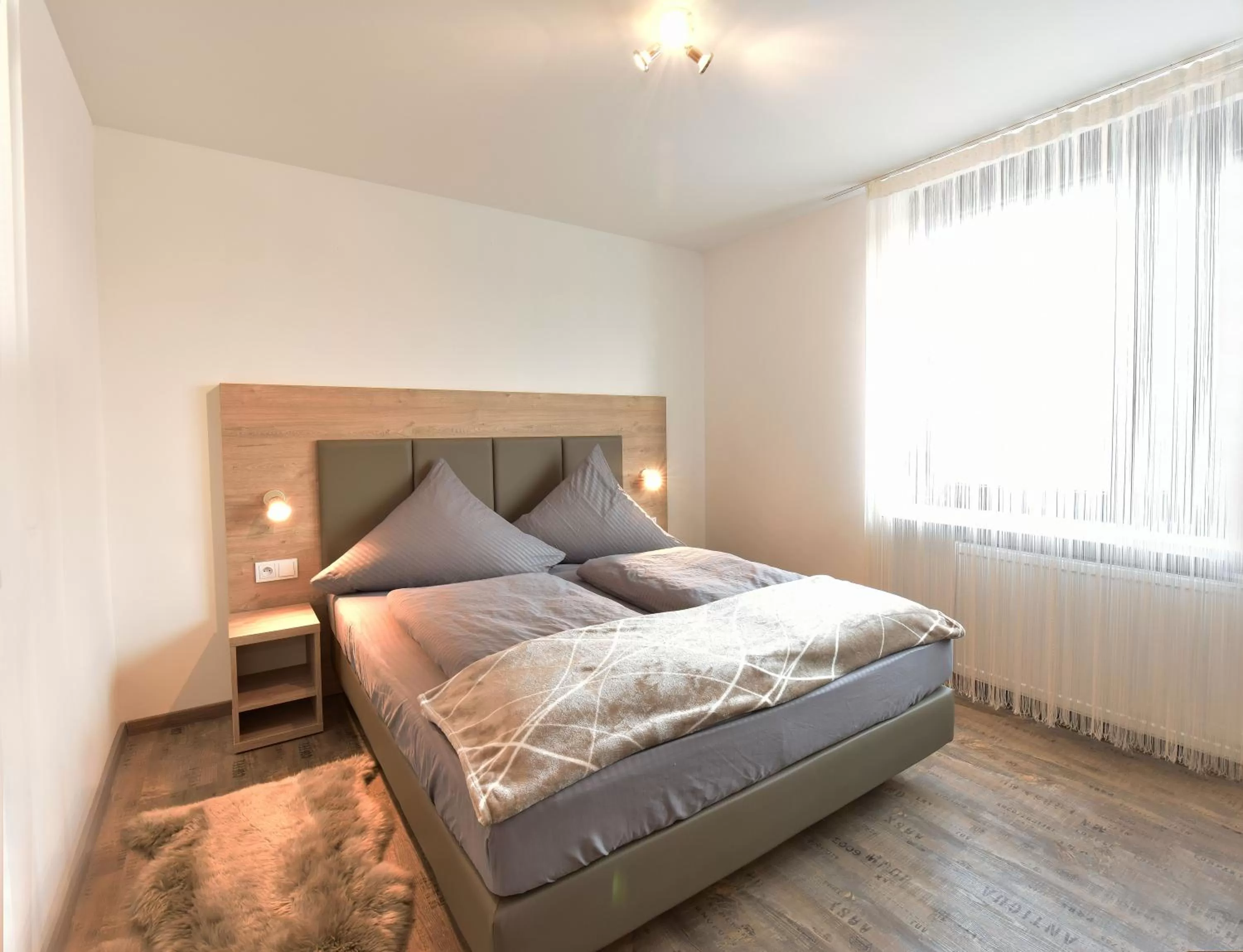 Bed in 1a Gästehaus am Hafen