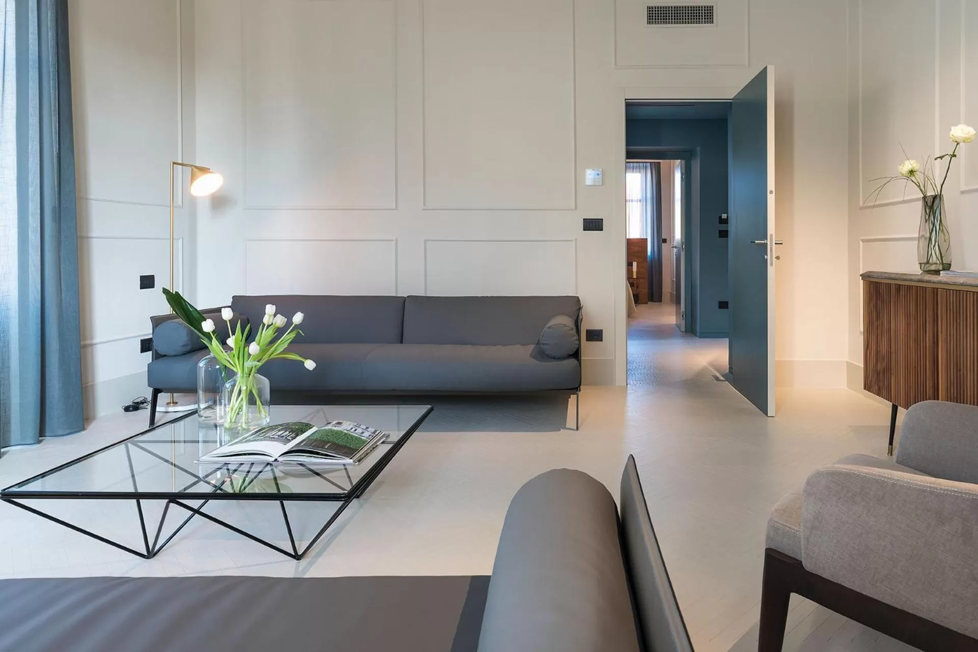 Living room in Byssus Suites