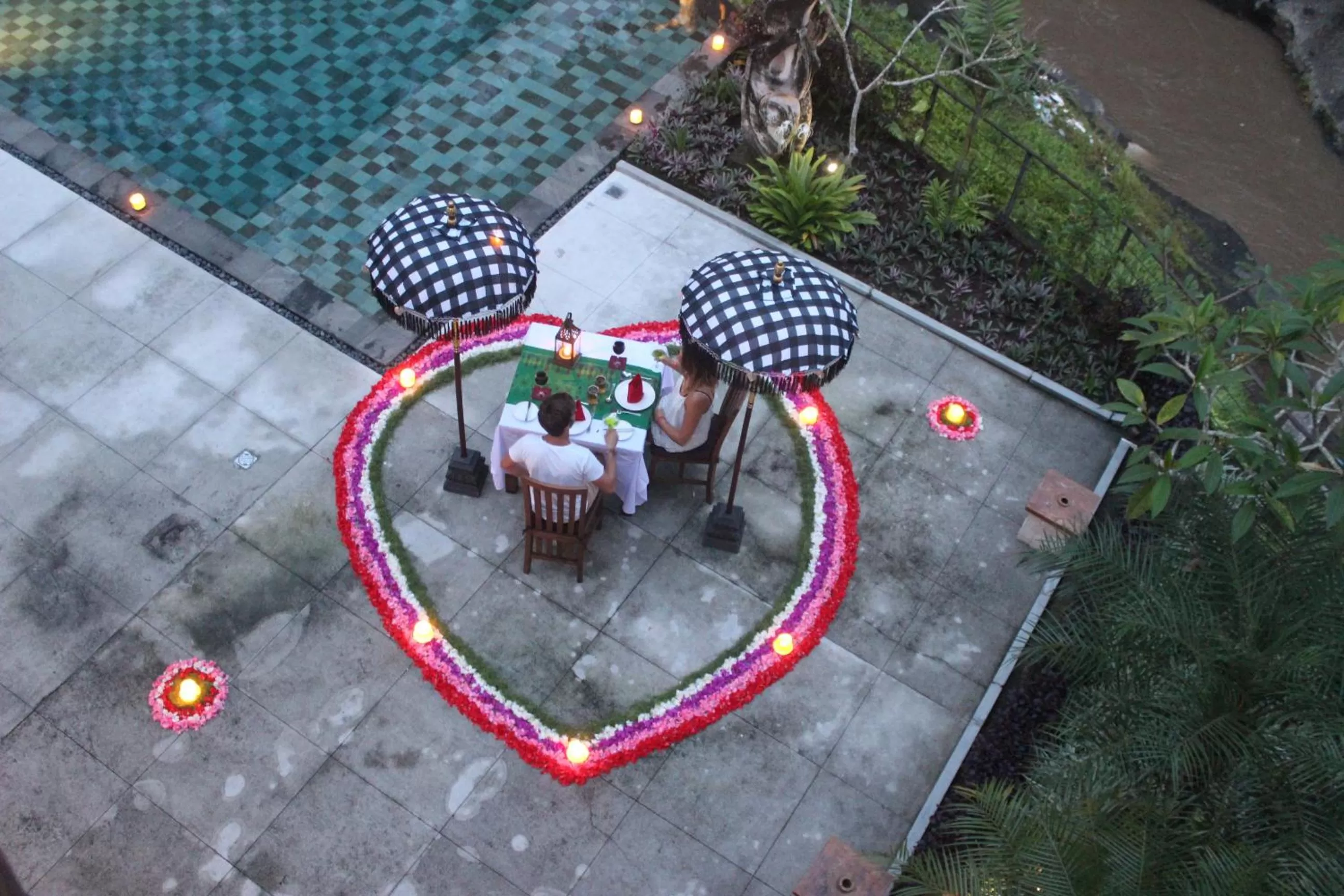 Patio in Labak River Hotel by EPS