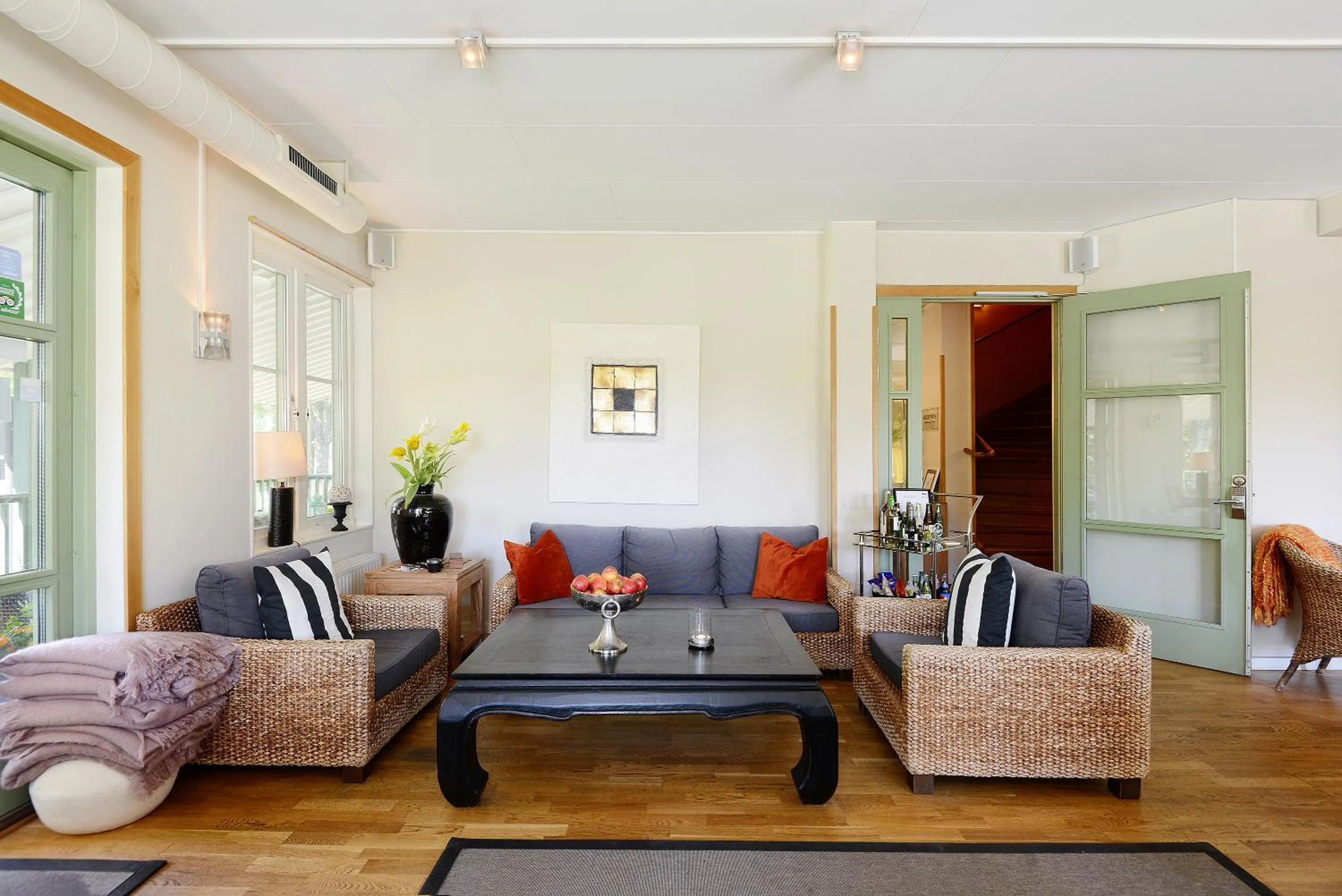 Lobby or reception in Maude´s Hotel Enskede Stockholm