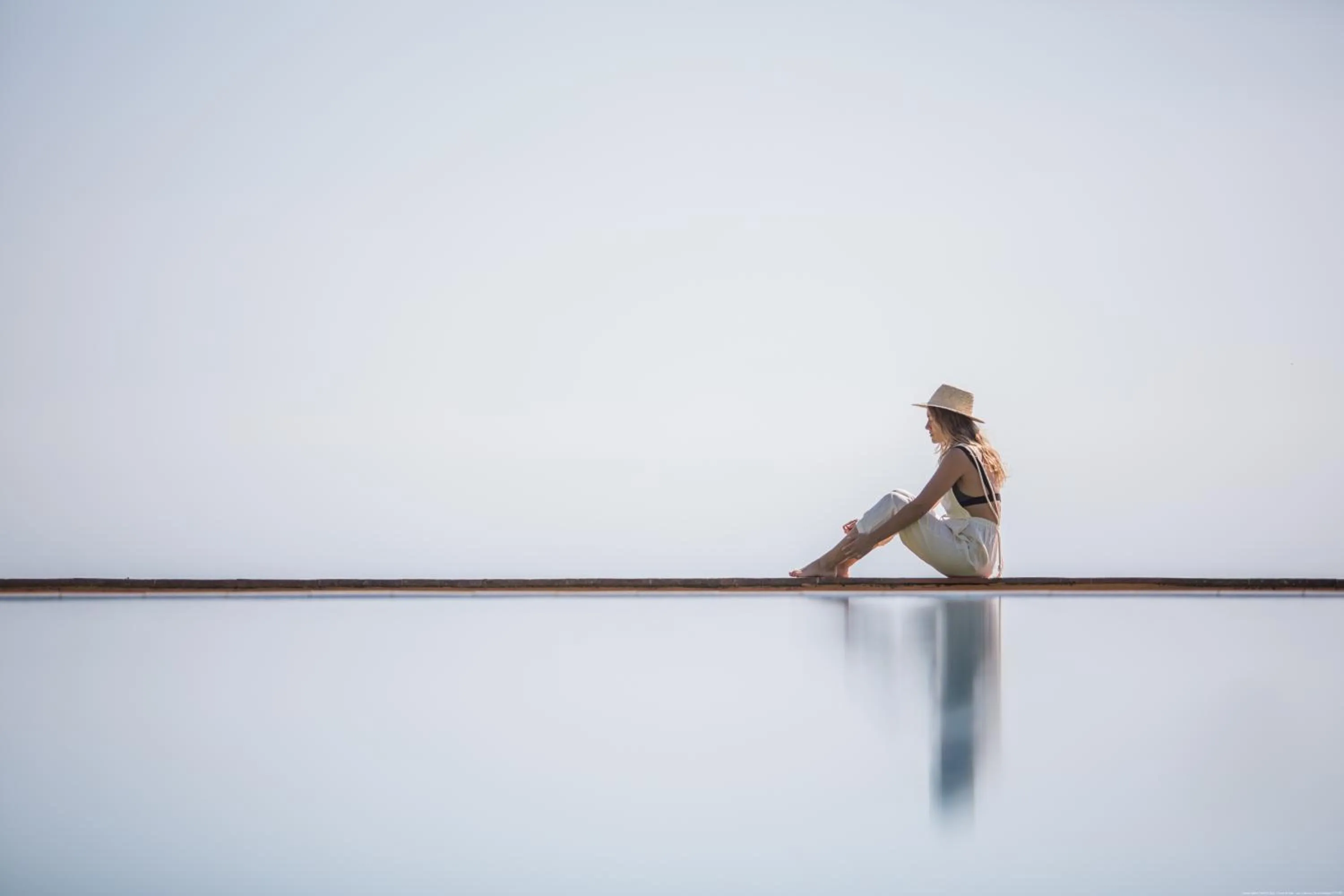 Pool view in Hotel Santa Marta