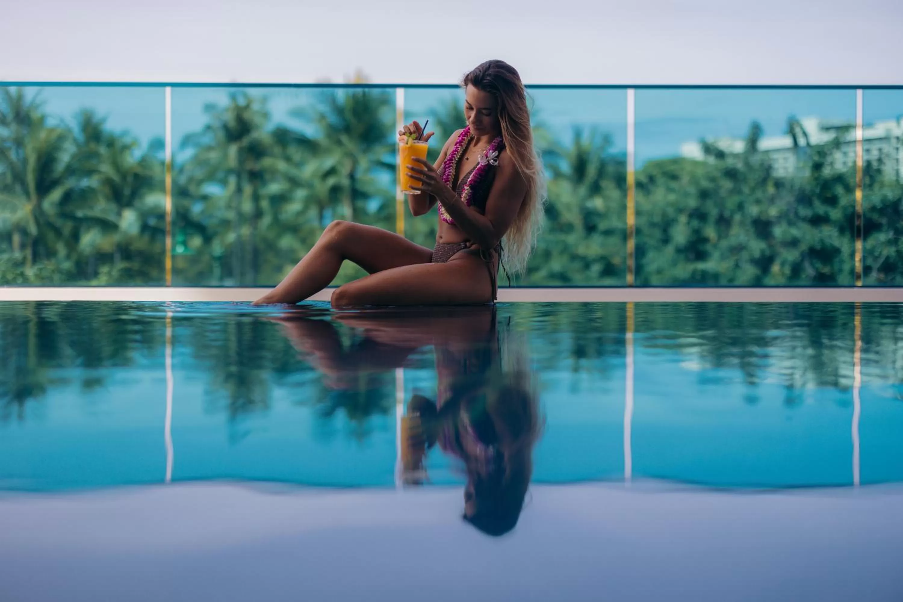 Swimming pool in Hotel La Croix