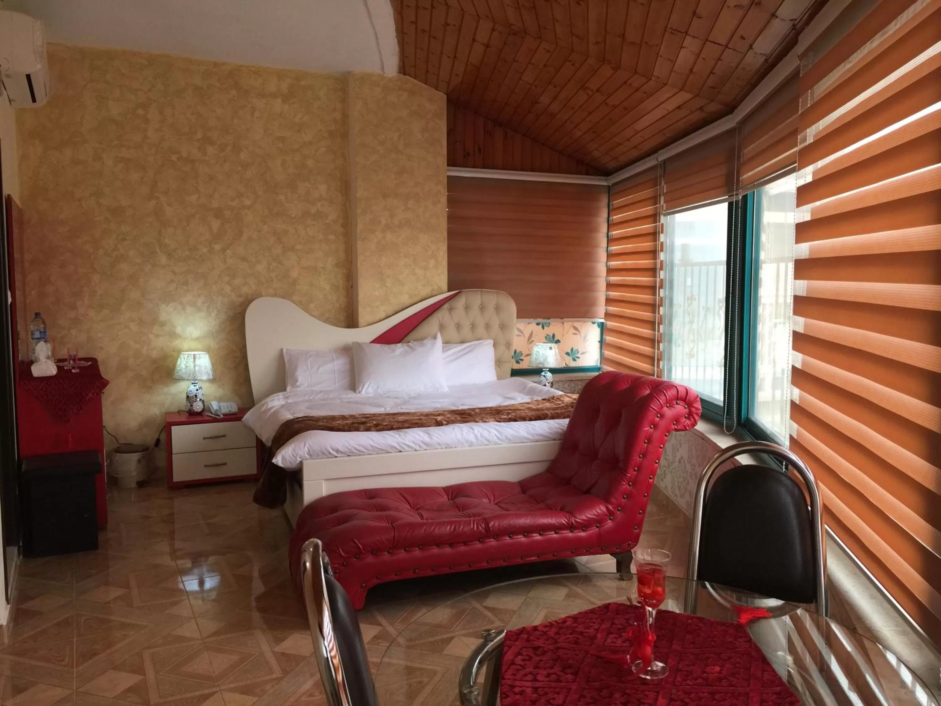 Shower, Bed in Isra Hotel