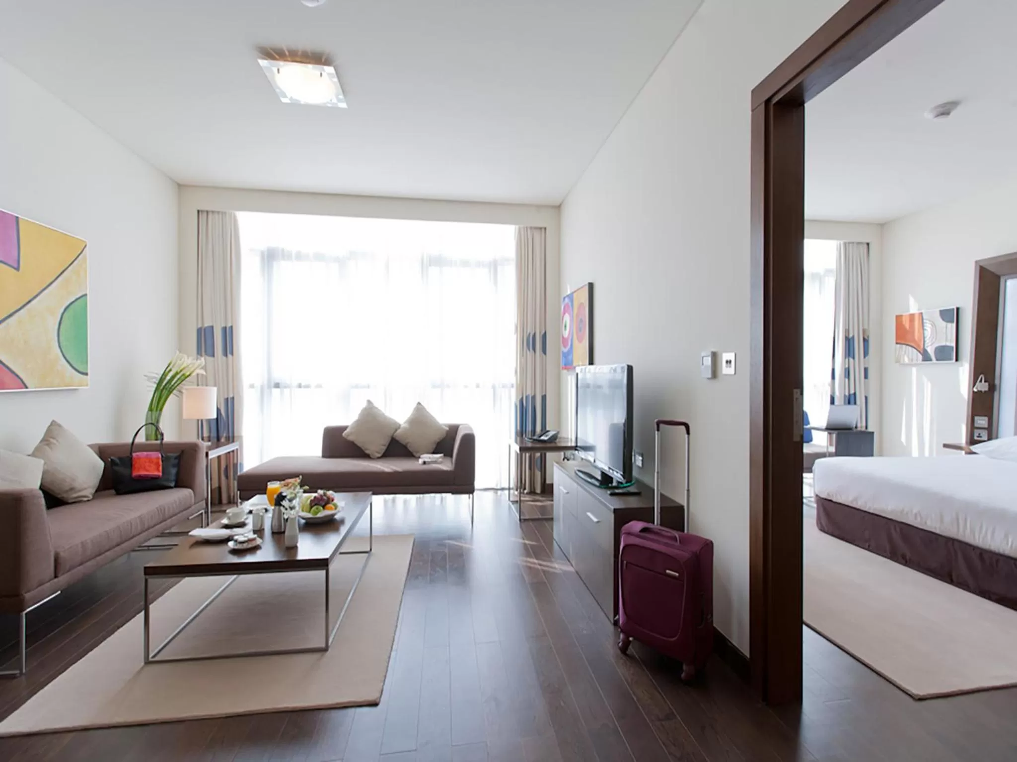 TV and multimedia, Bed in Novotel Abu Dhabi Gate