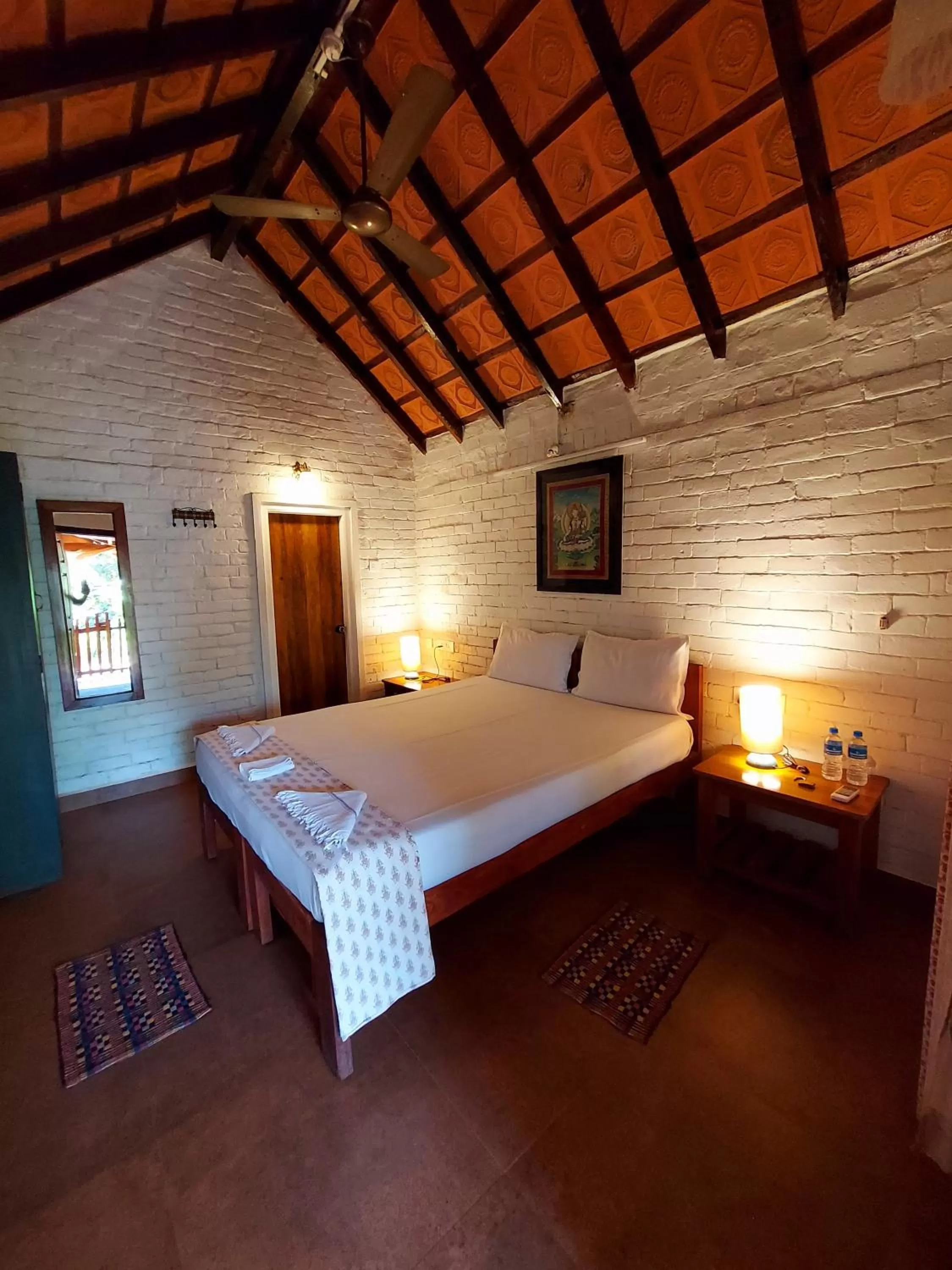 Bed in OmBodhi Retreat