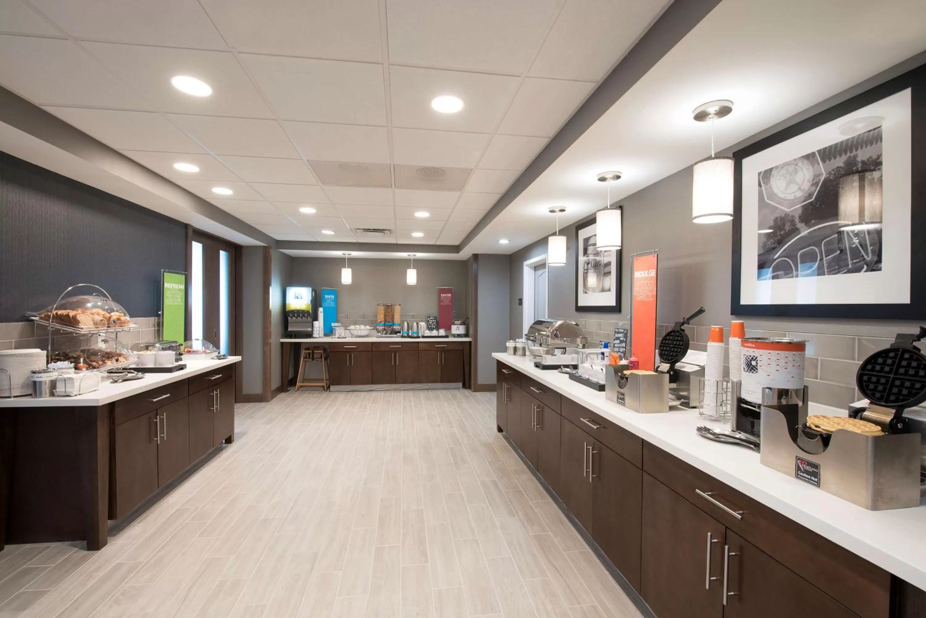 Breakfast in Hampton Inn and Suites Michigan City