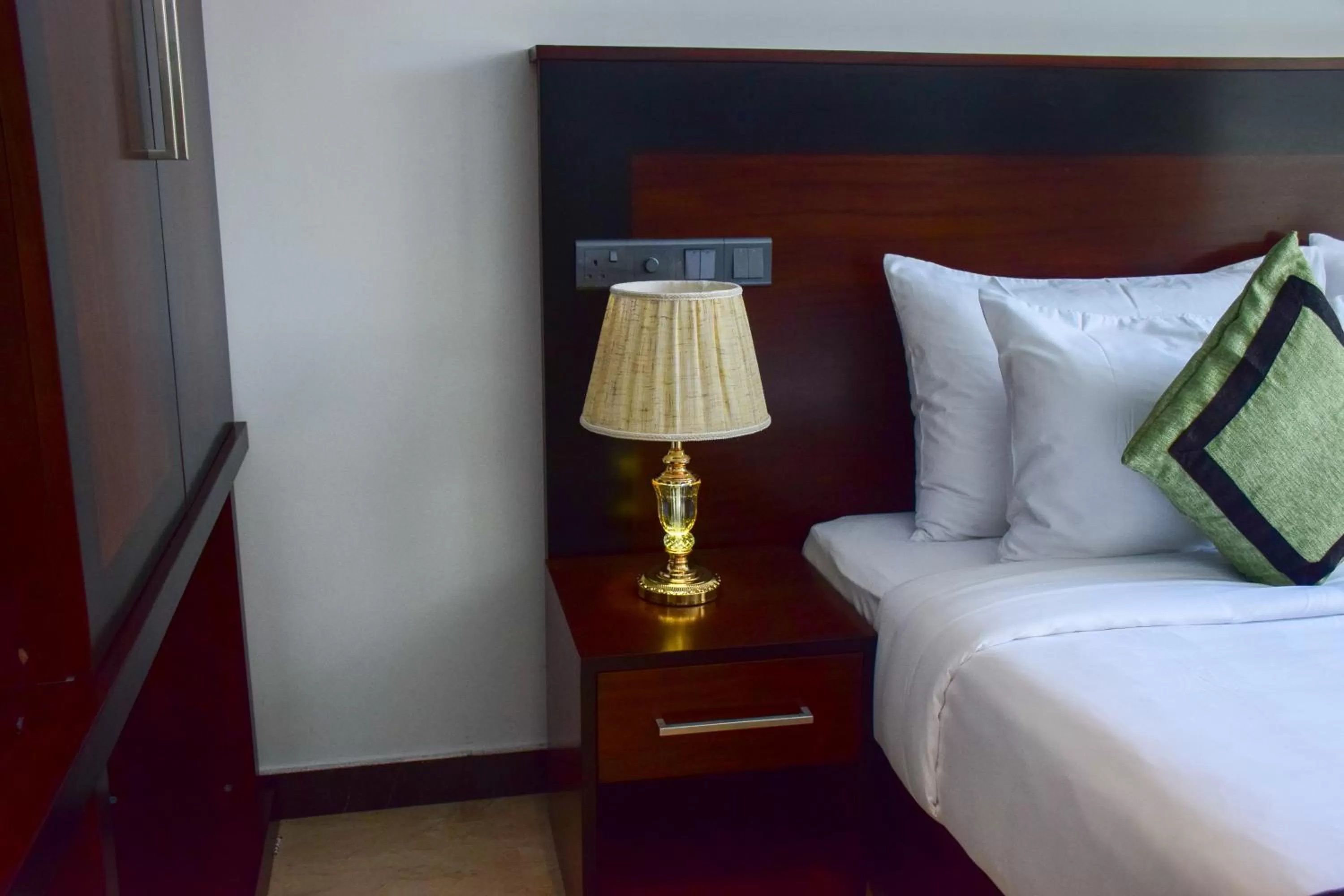 Bed in Ruvisha Beach Hotel