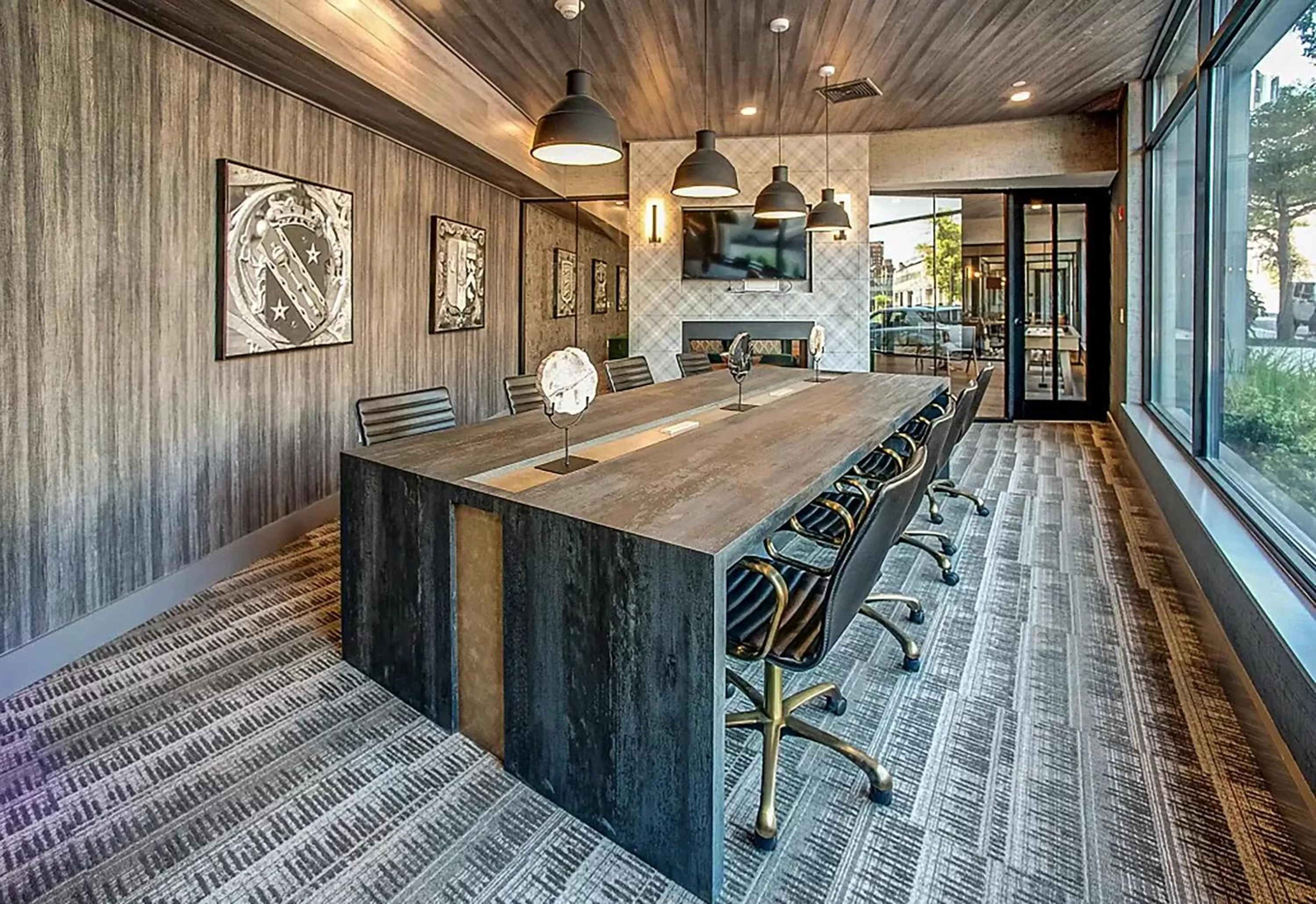 Meeting/conference room in Luxury Furnished Apartments by Hyatus Downtown at Yale