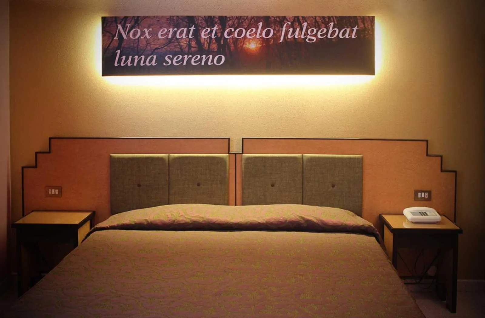 Bed in Hotel Orazio