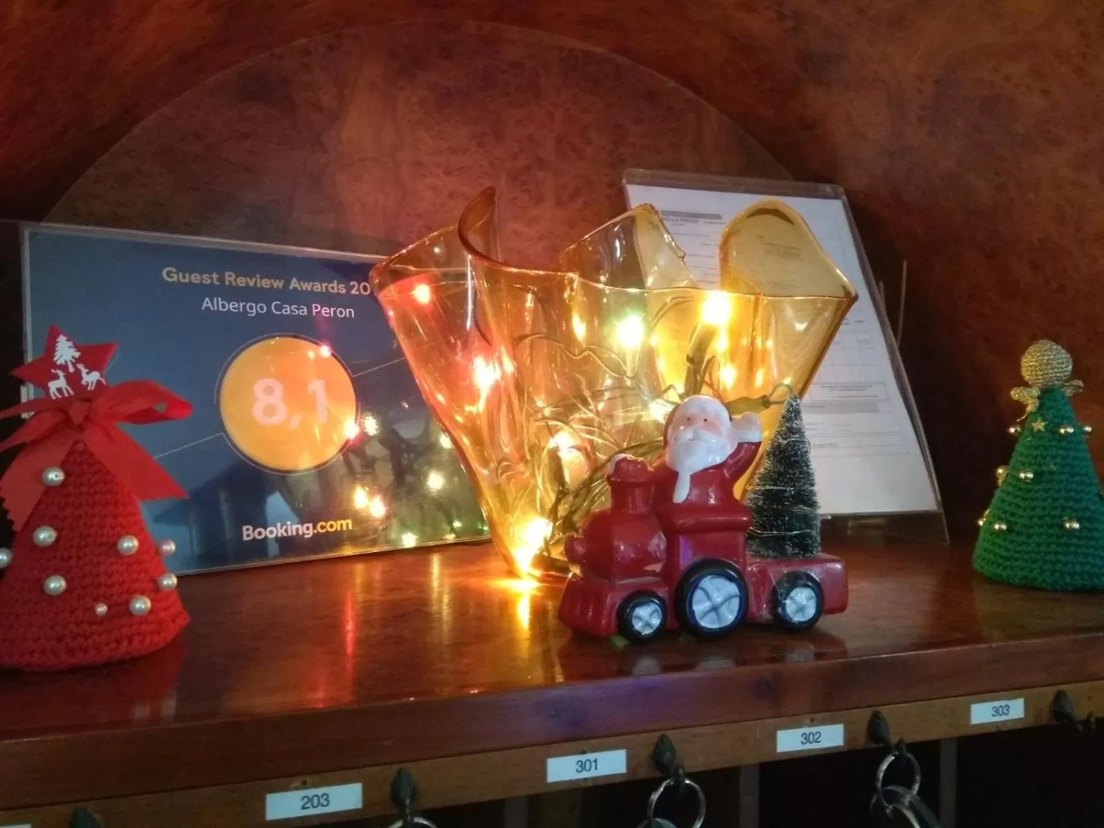 Lobby or reception in Albergo Casa Peron