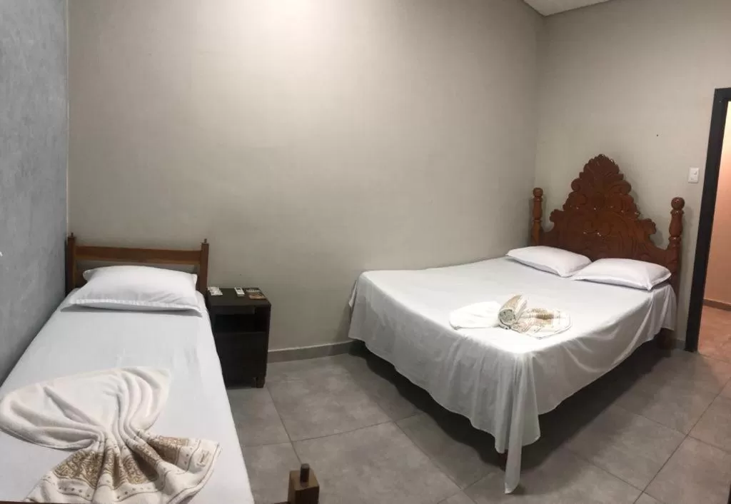 Bed in Hotel Cuiabá