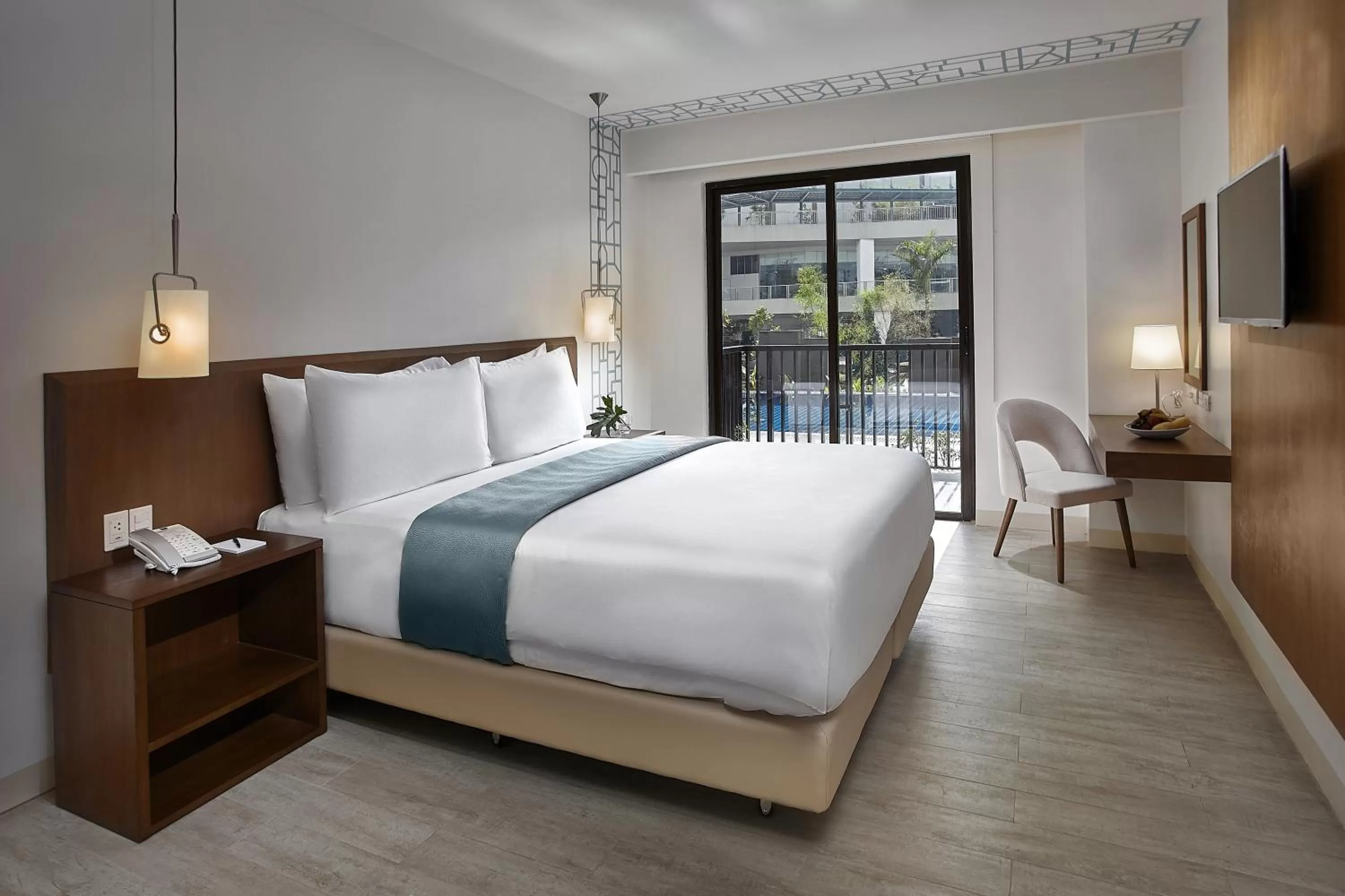 Bed in Quest Hotel Tagaytay