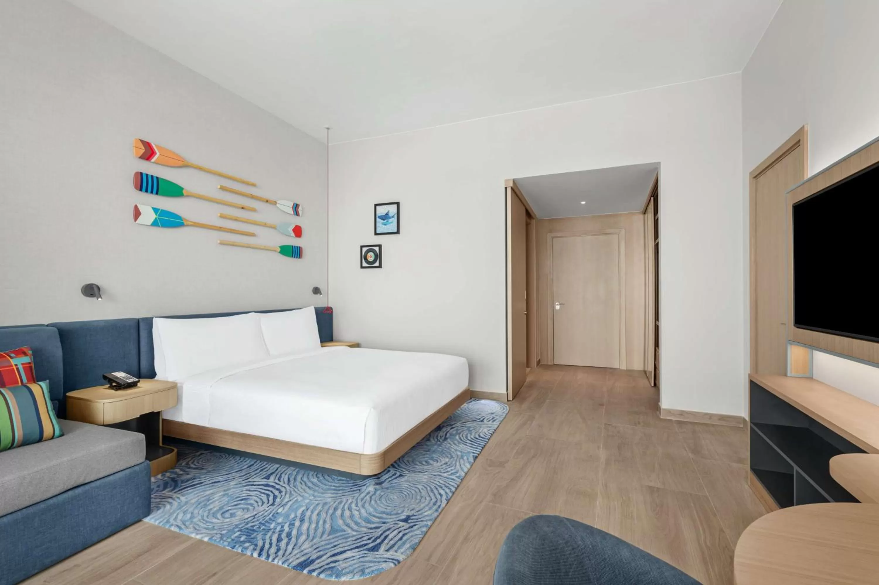 Bedroom, Bed in Hampton by Hilton Marjan Island
