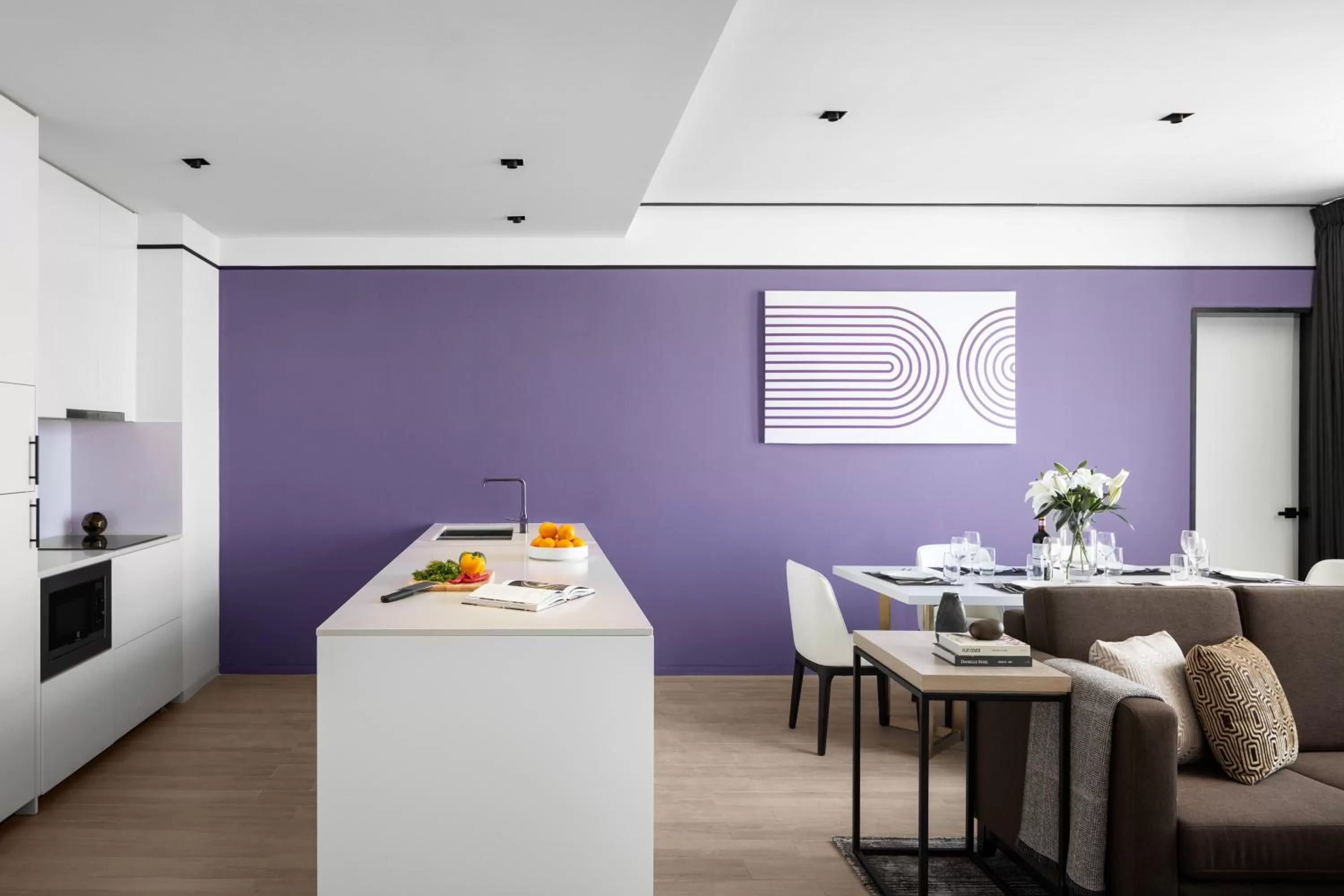 Living room in Citadines Flatiron Phnom Penh