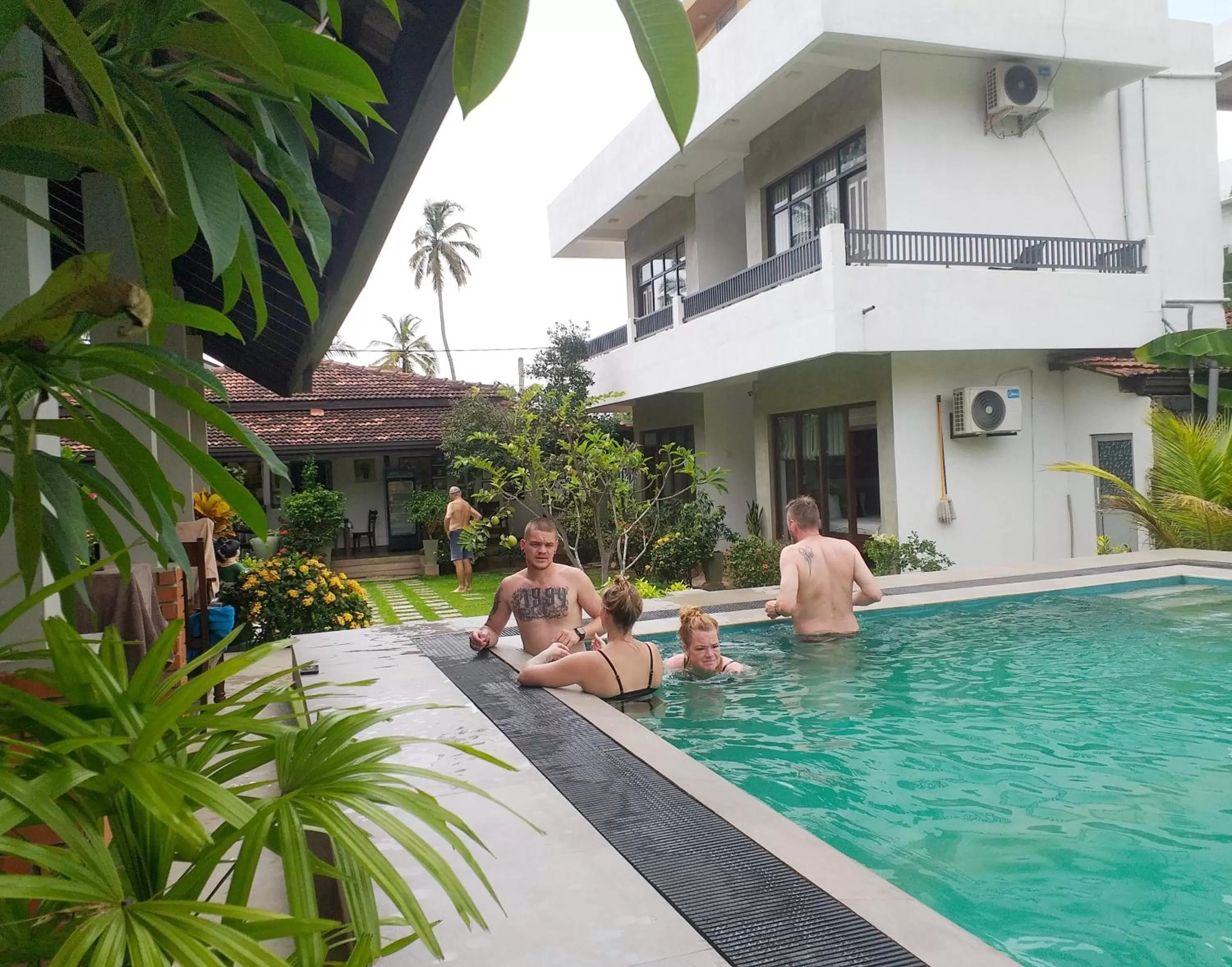 Pool view, Swimming Pool in Green Wood Villa Negombo