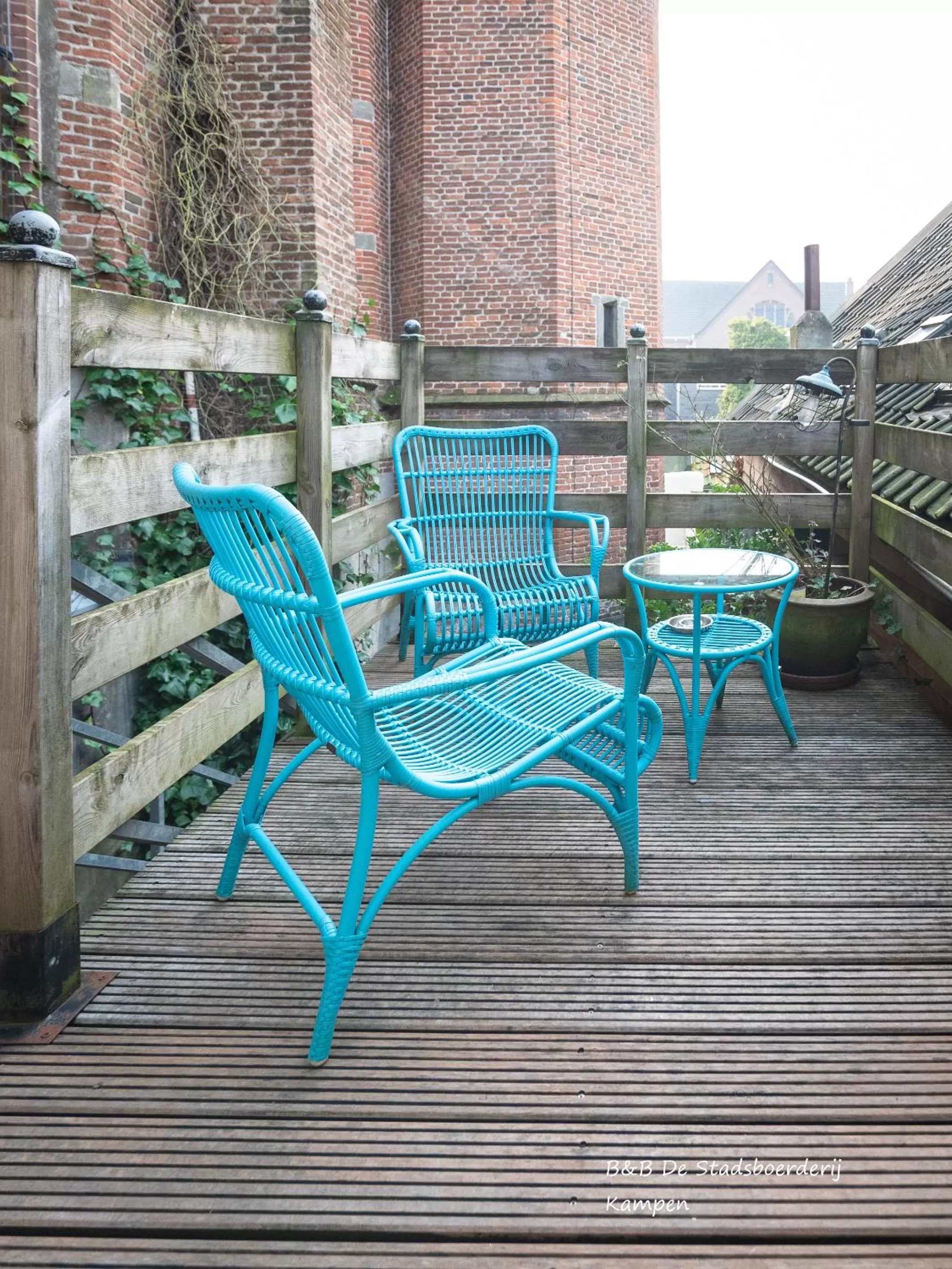 Balcony/Terrace in De Stadsboerderij