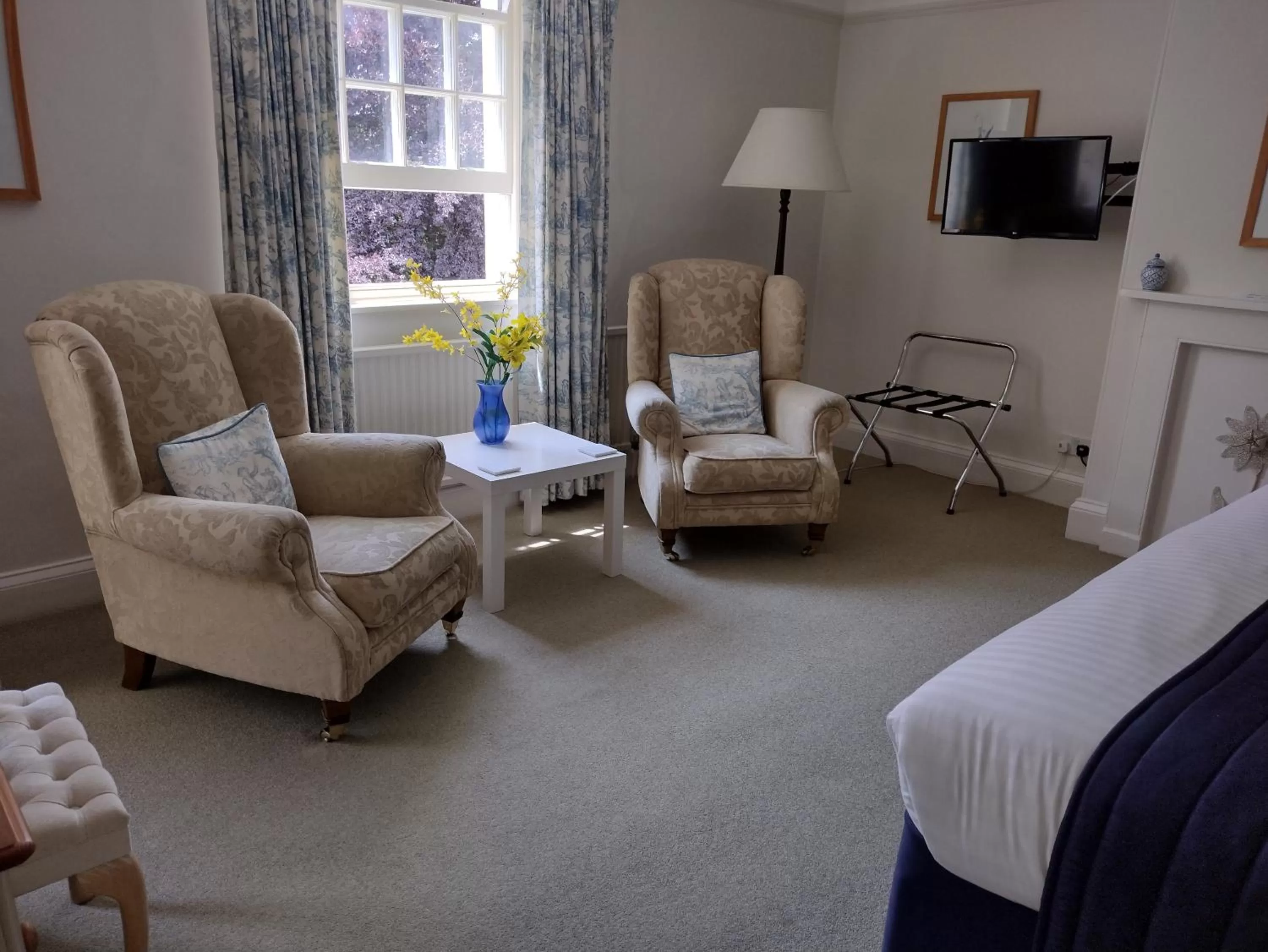 Seating area in Buckley Farmhouse B & B