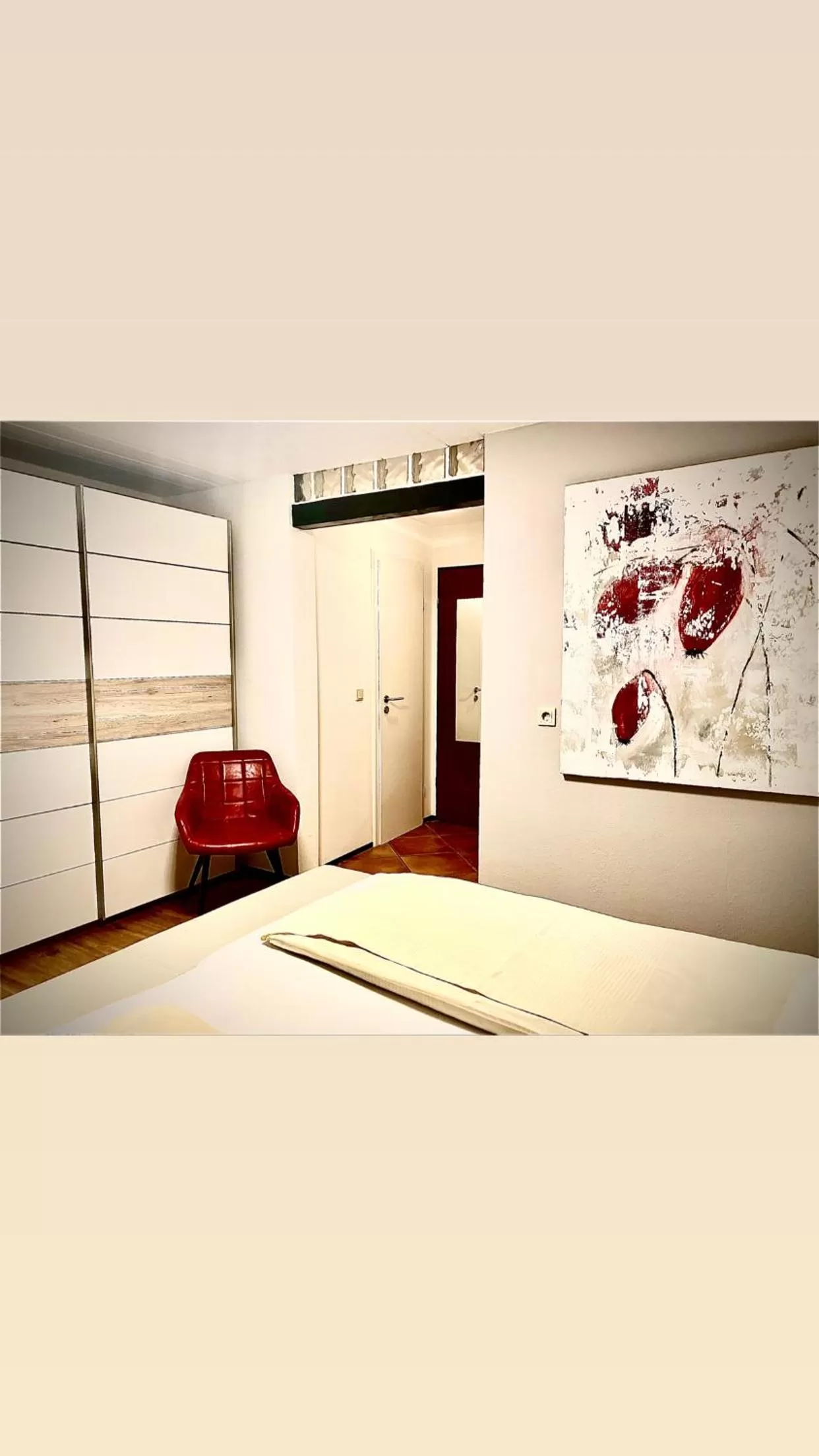 Bedroom, Bed in Landhaus Pohlhof