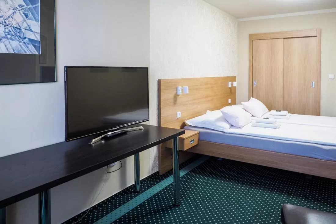 Bed in Hotel Vacek Pod Věží