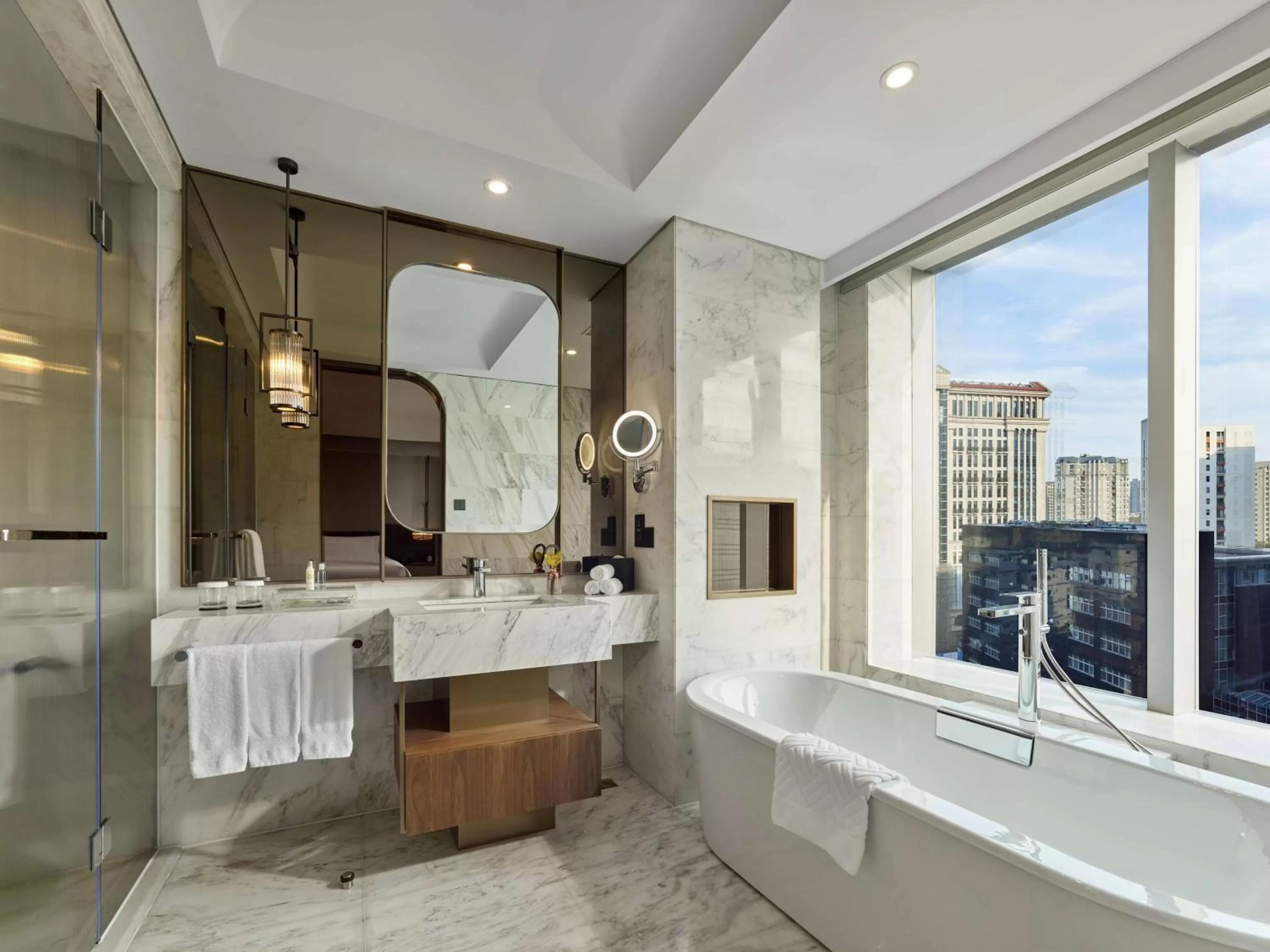 Bathroom in Hilton Shanghai Hongqiao