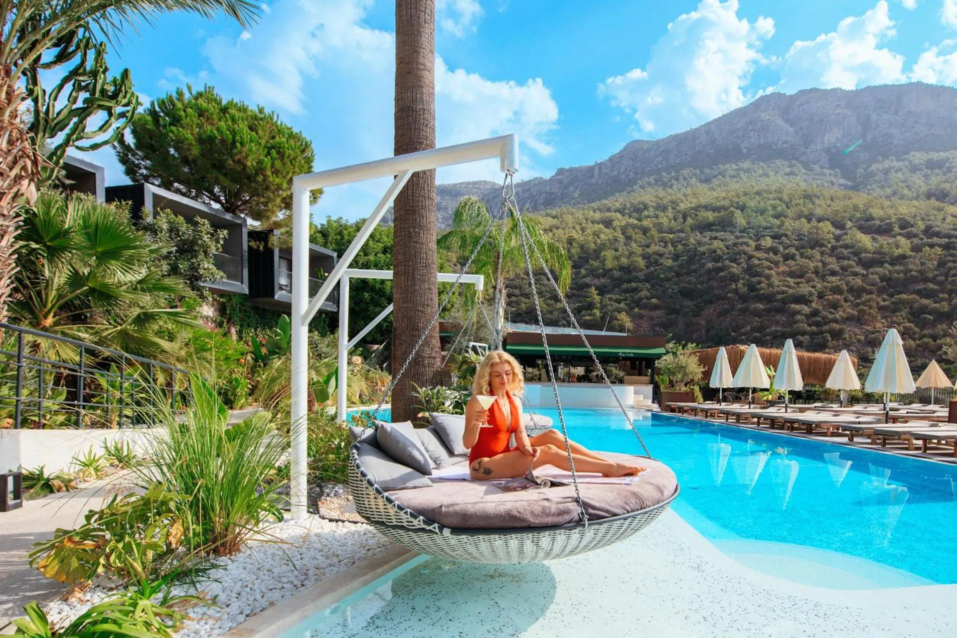 Swimming pool in Morina Deluxe Hotel