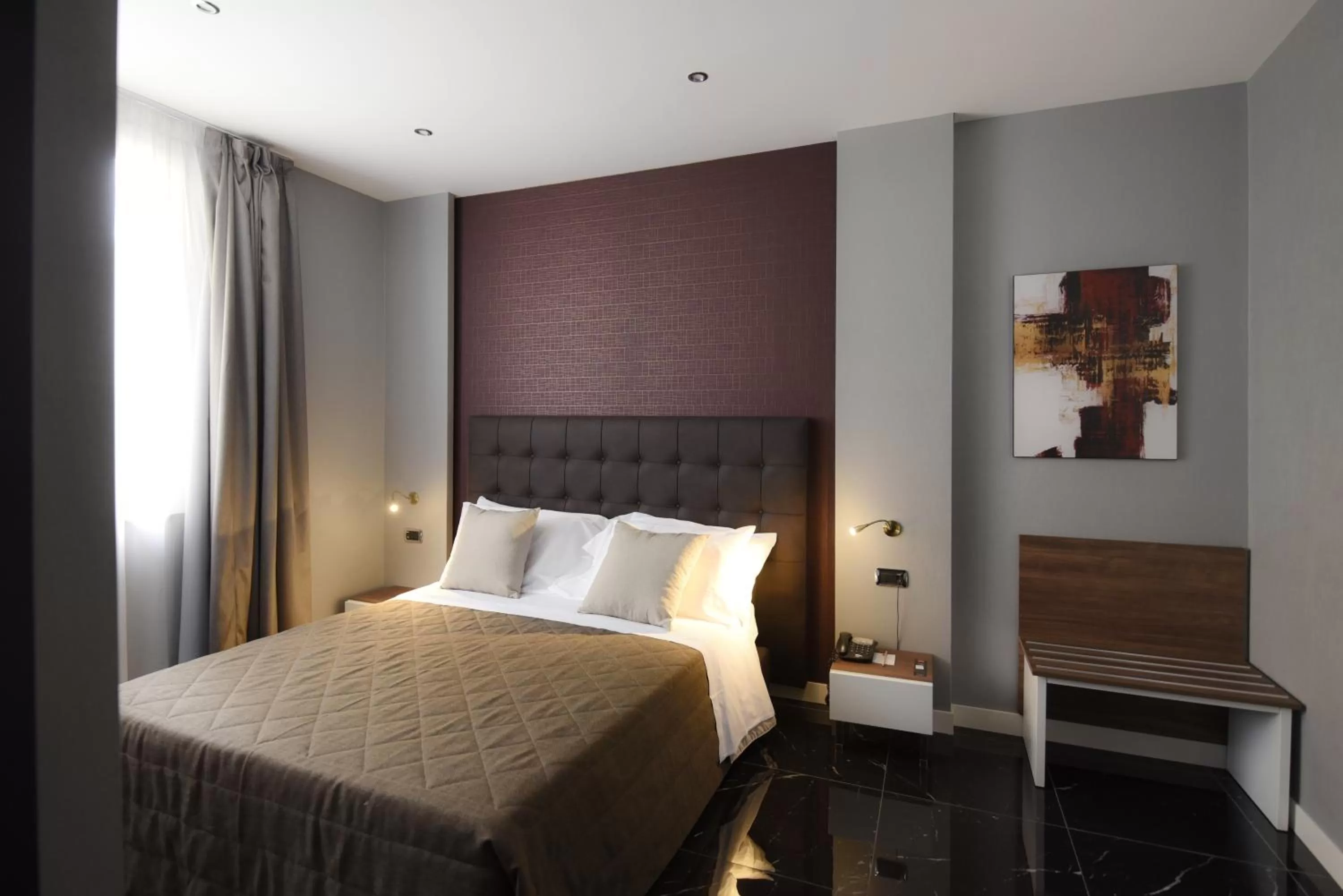 Bed in Magri's Hotel