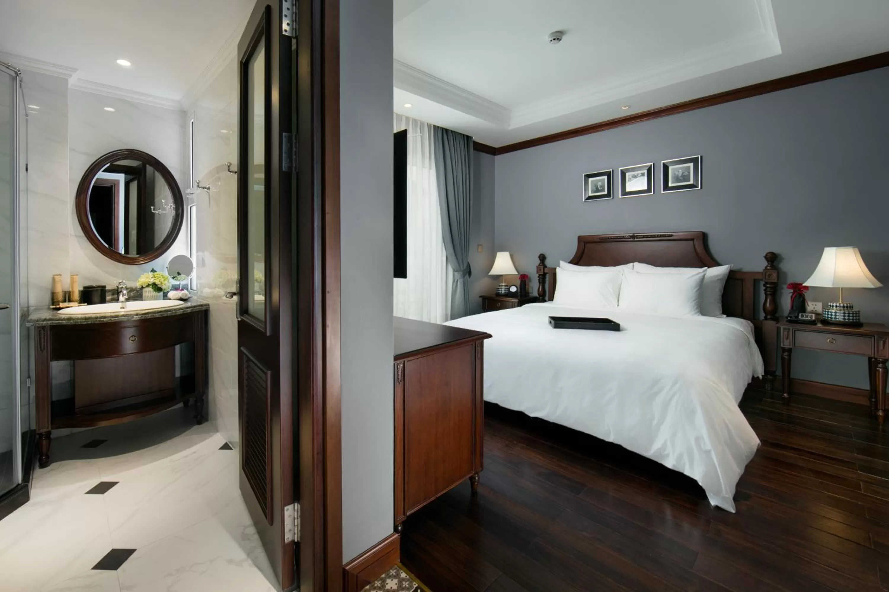 Bed in La Sinfonía Majesty Hotel and Spa