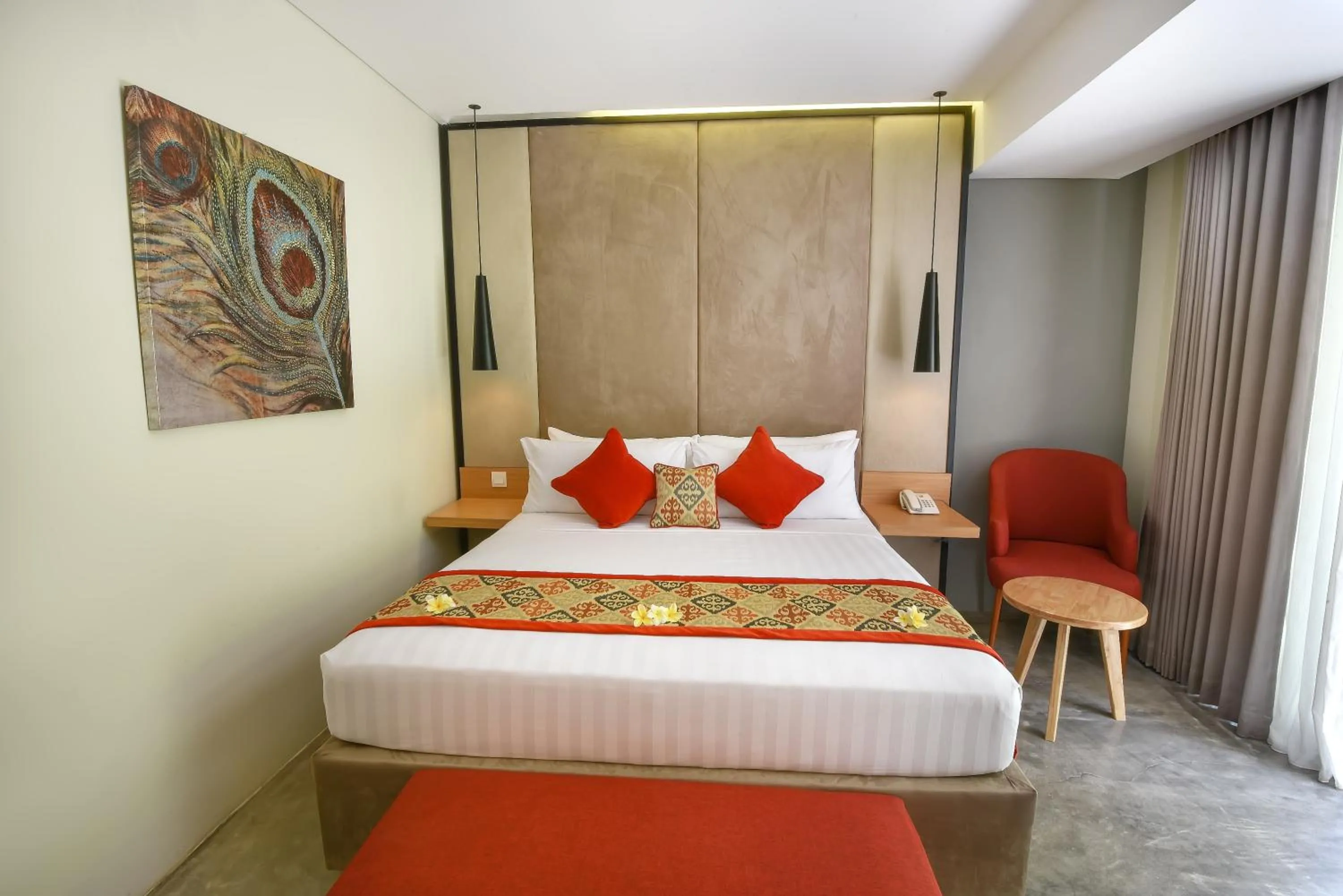 Bedroom, Bed in Villa Puri Ayu