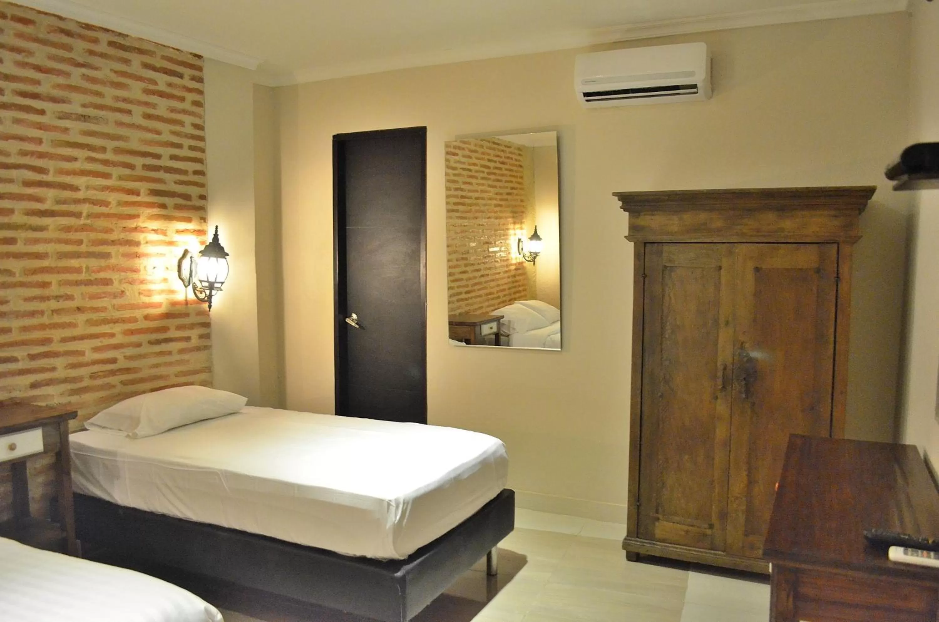 Bed in Hotel Galeria la Trinidad