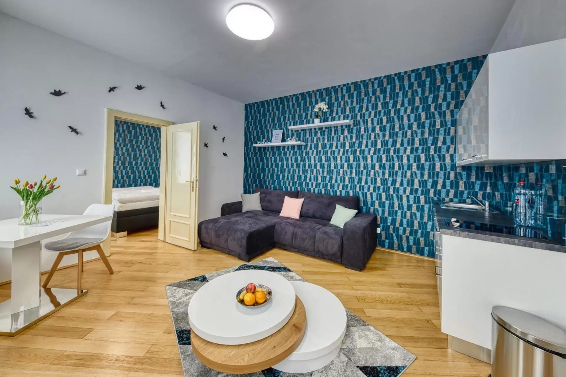 Living room in Aapartamentoos