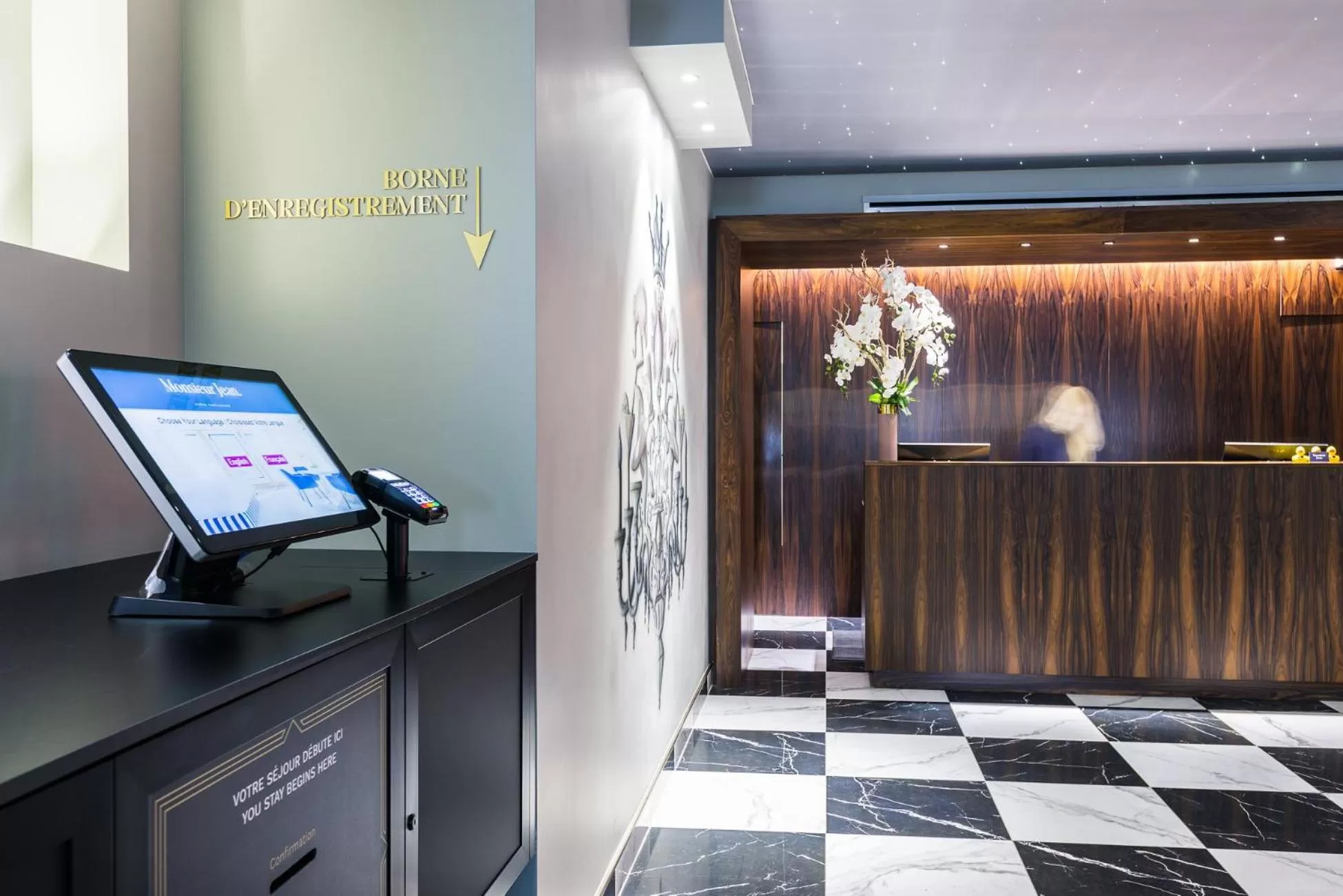 Lobby or reception in Monsieur Jean - Hôtel Particulier