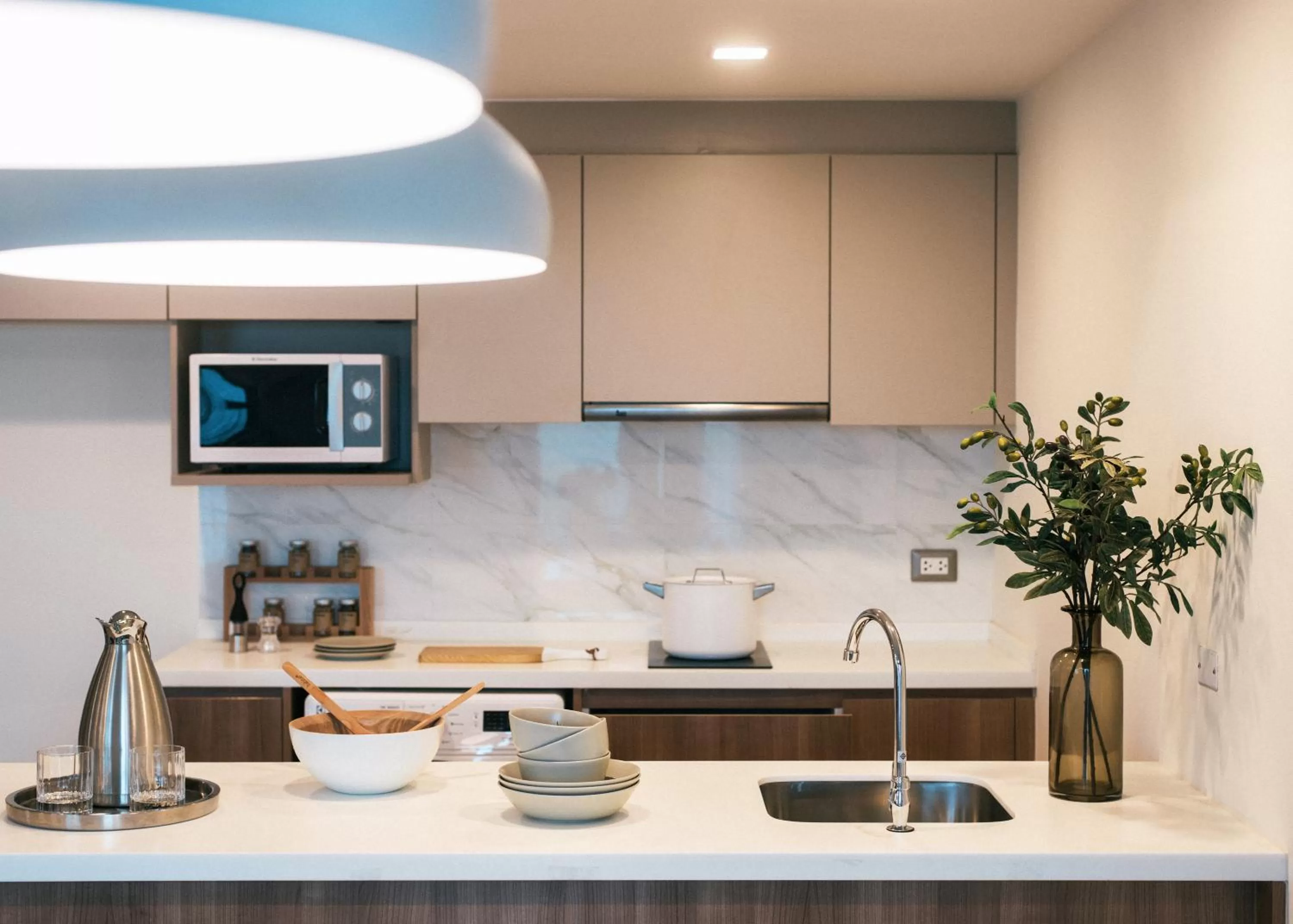 Kitchen or kitchenette in Somerset Ekamai Bangkok