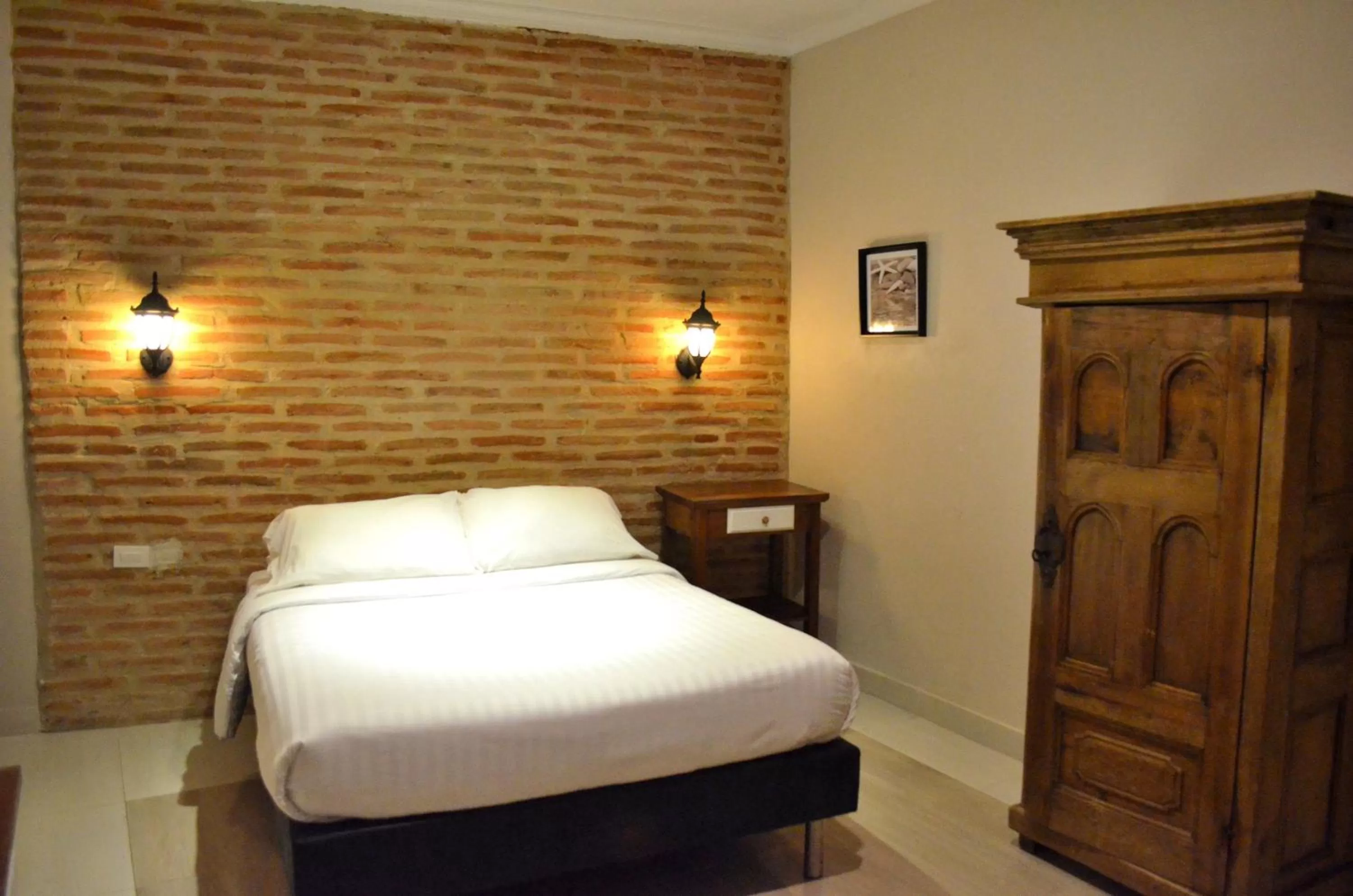 Bed in Hotel Galeria la Trinidad