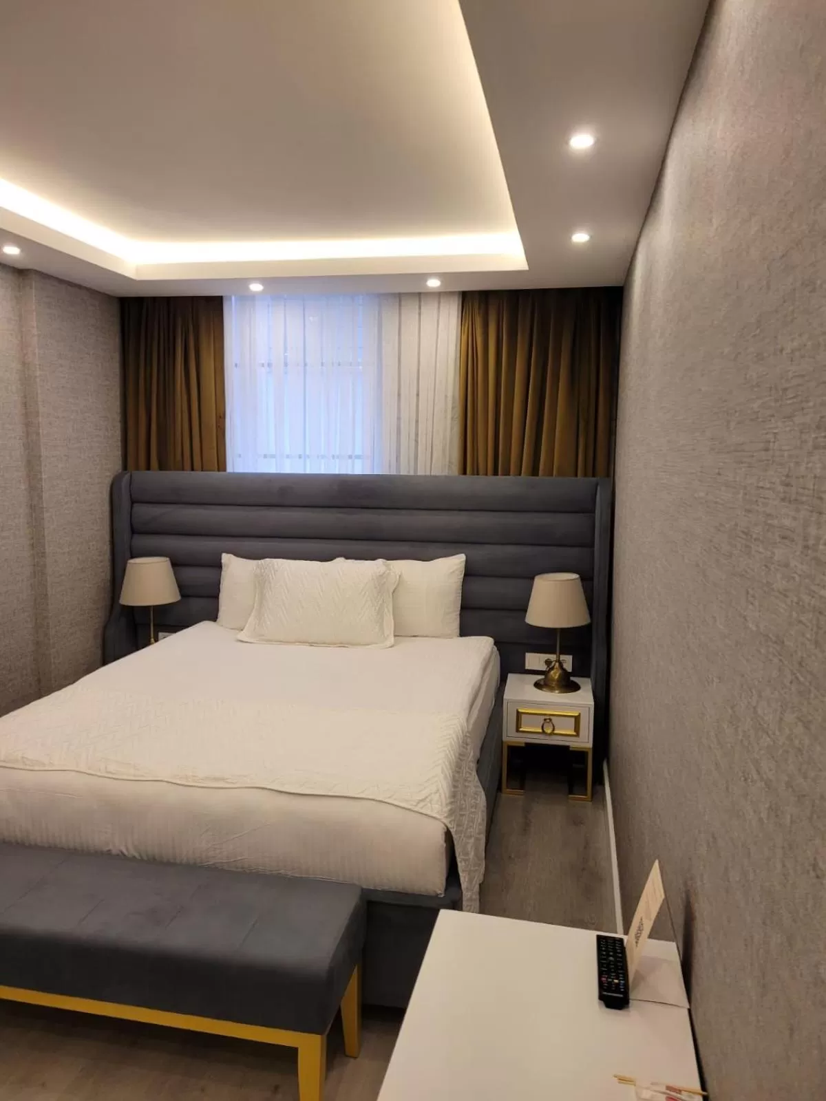 Bed in Mr BEYAZ HOTEL