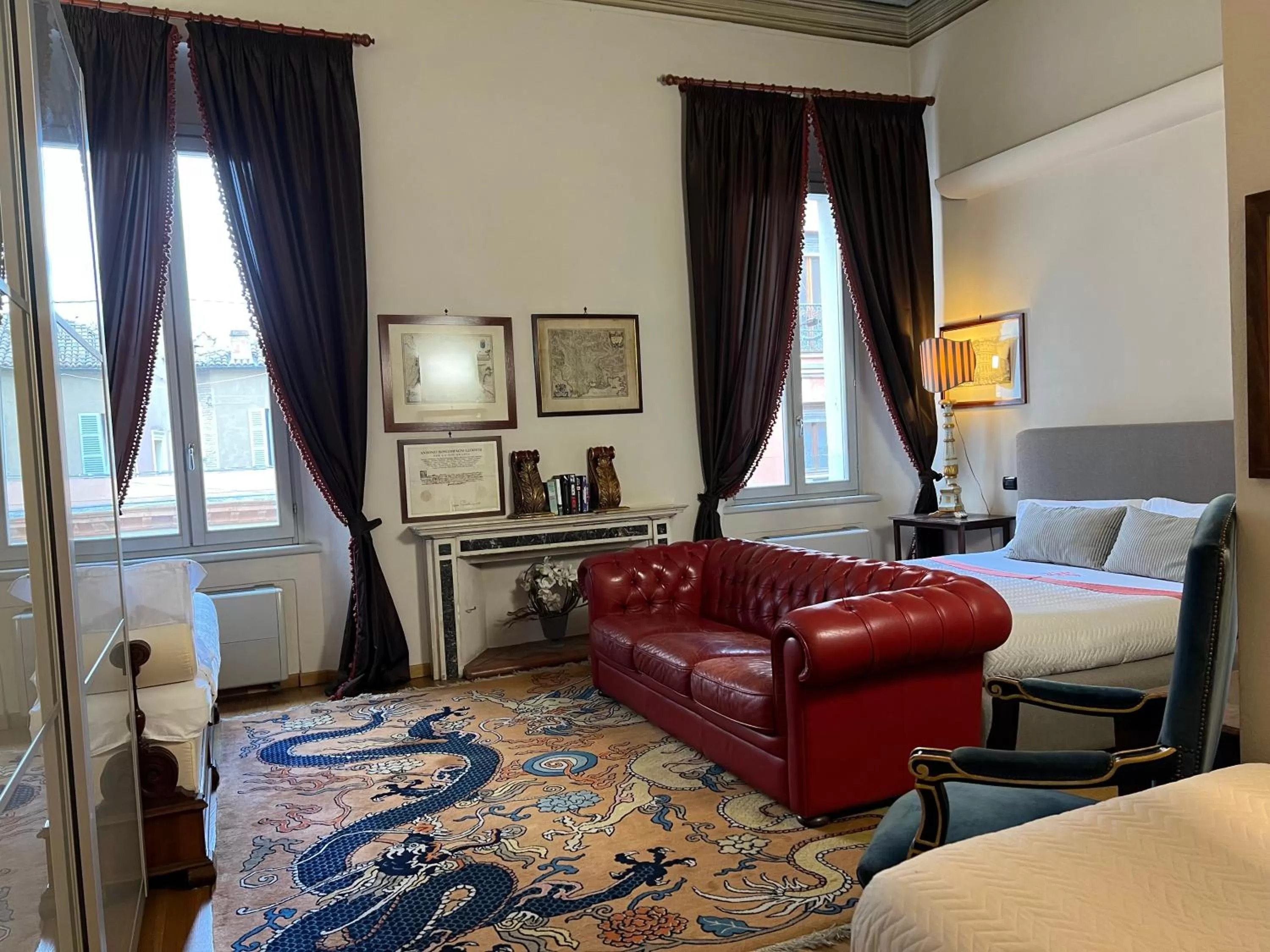 Bed in A Casa Di Paola Suite