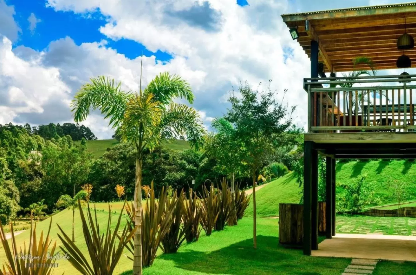 Garden in Pousada Trem Chic