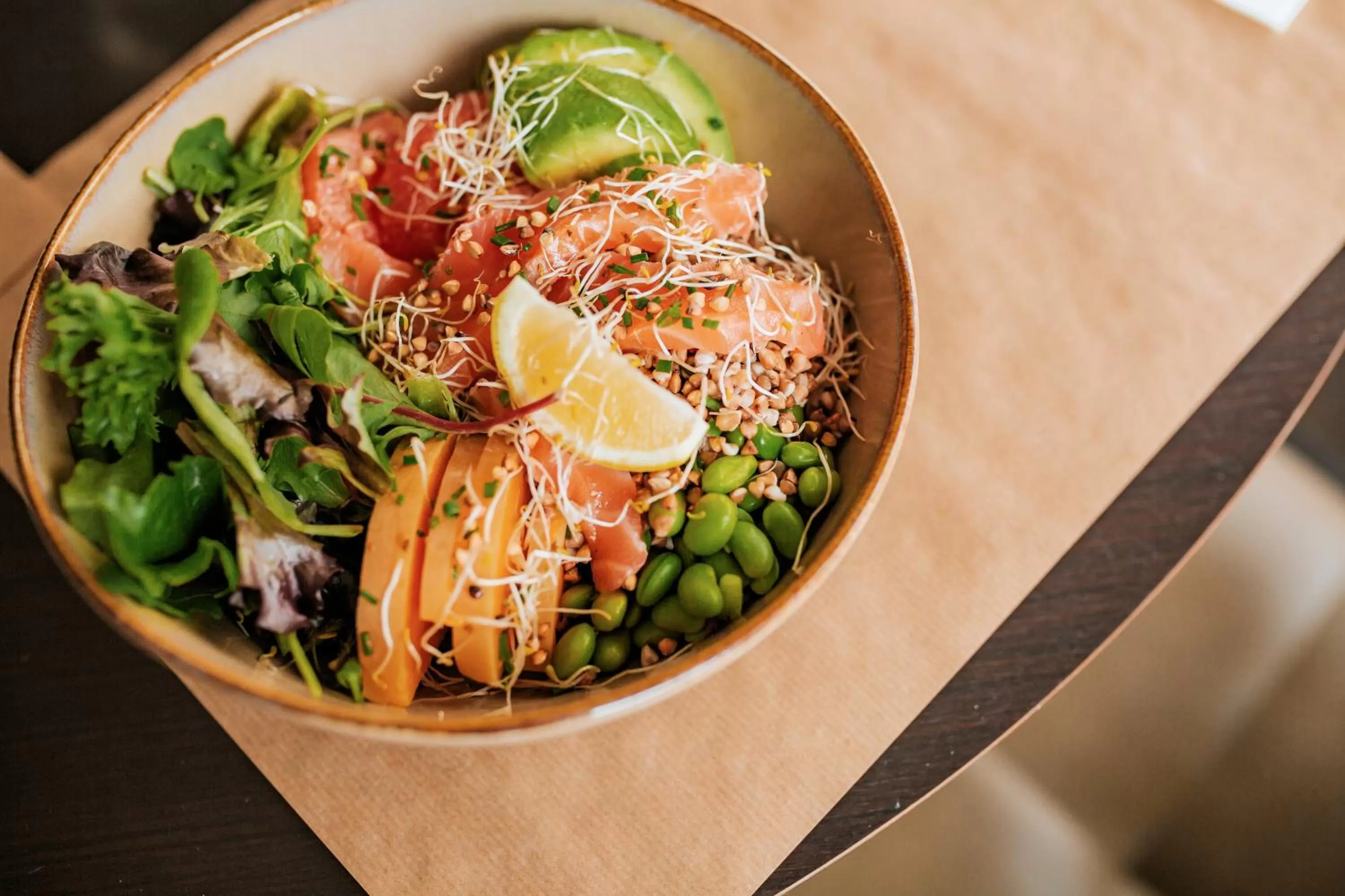 Food close-up in B&B HOTEL Lyon Nord 4 étoiles
