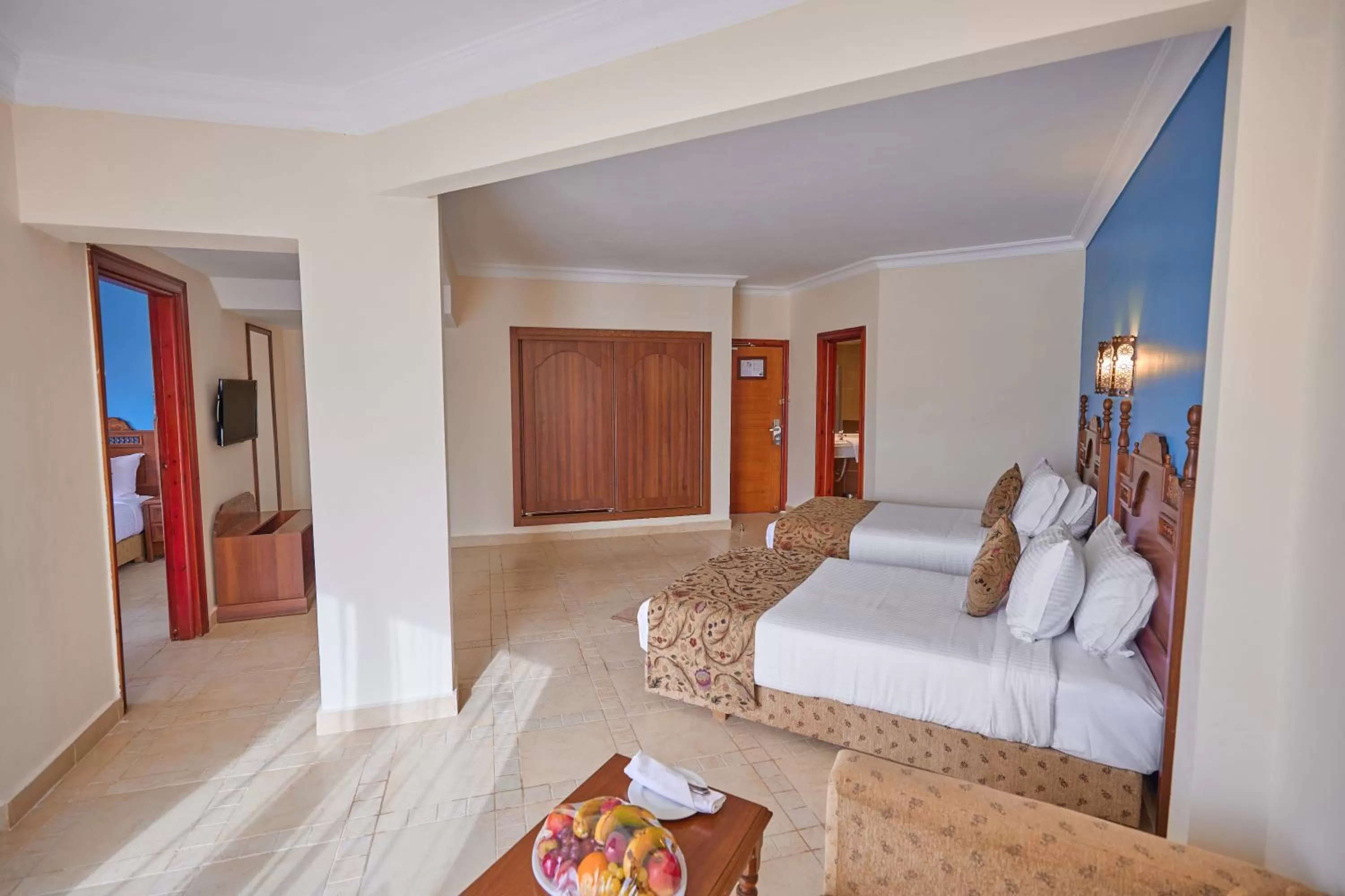 Bed in Jasmine Palace Resort