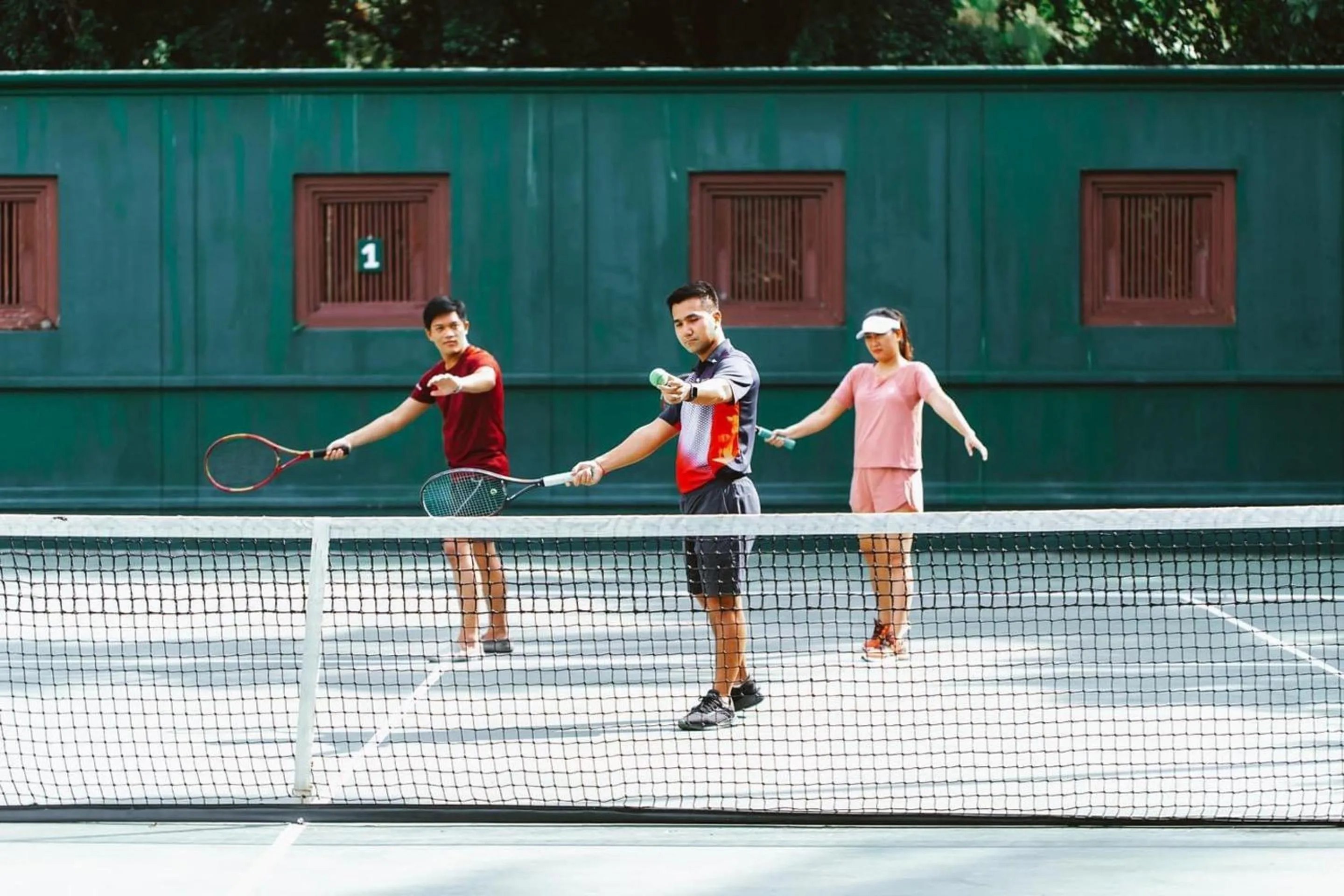 Tennis court in JW Marriott Phuket Resort and Spa