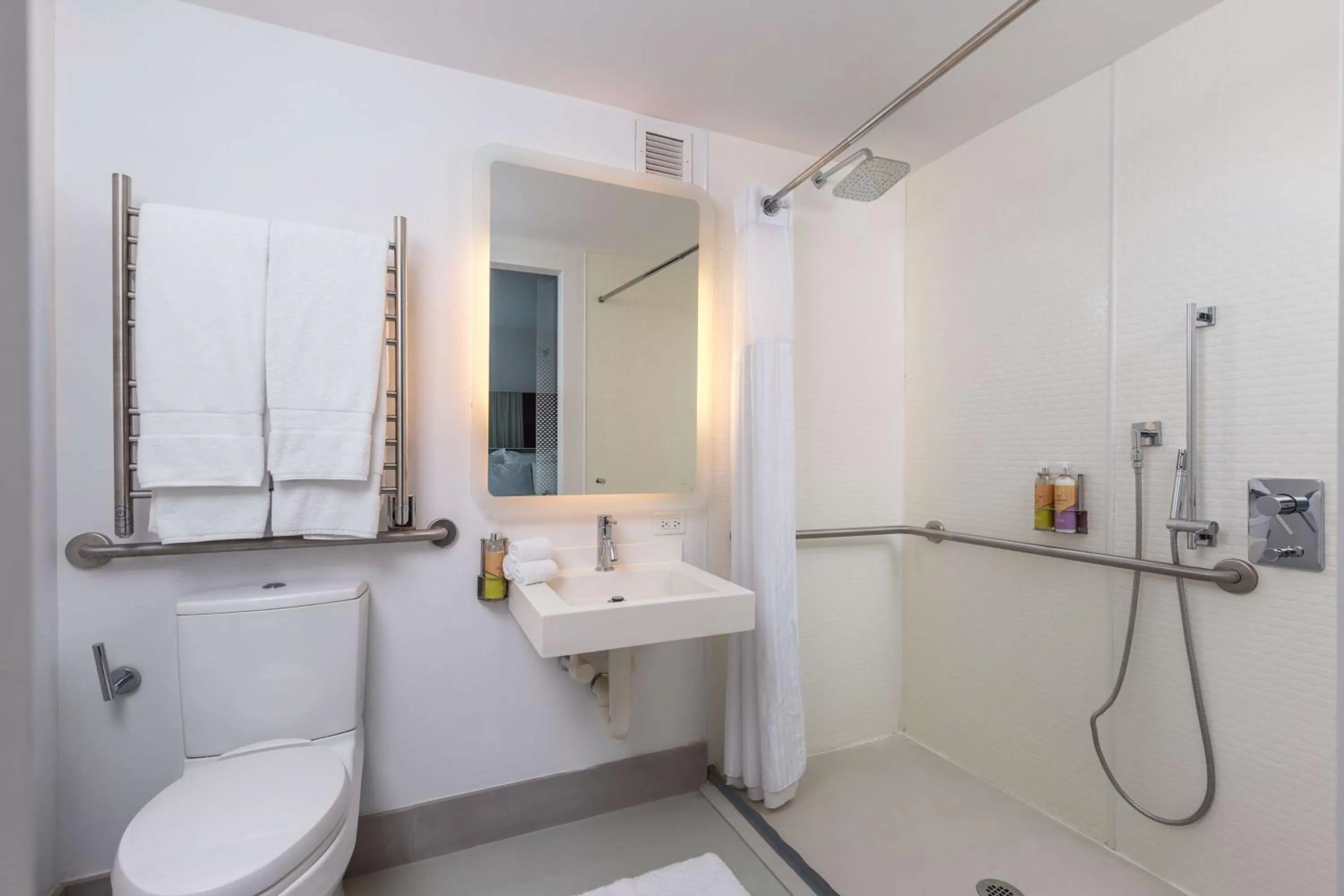 Bathroom in YOTEL New York Times Square